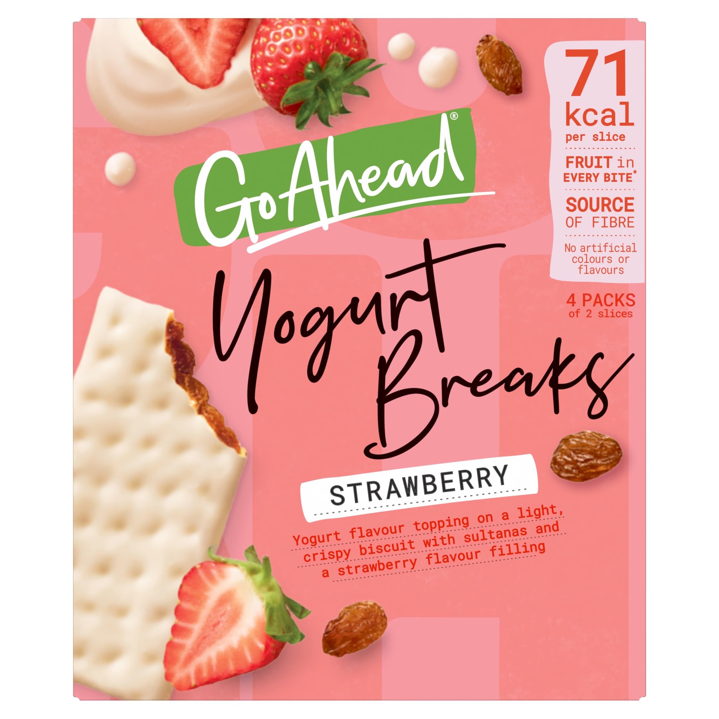 Go Ahead Erdbeer-Joghurt-Breaks, 4 Riegel, 142 g 5