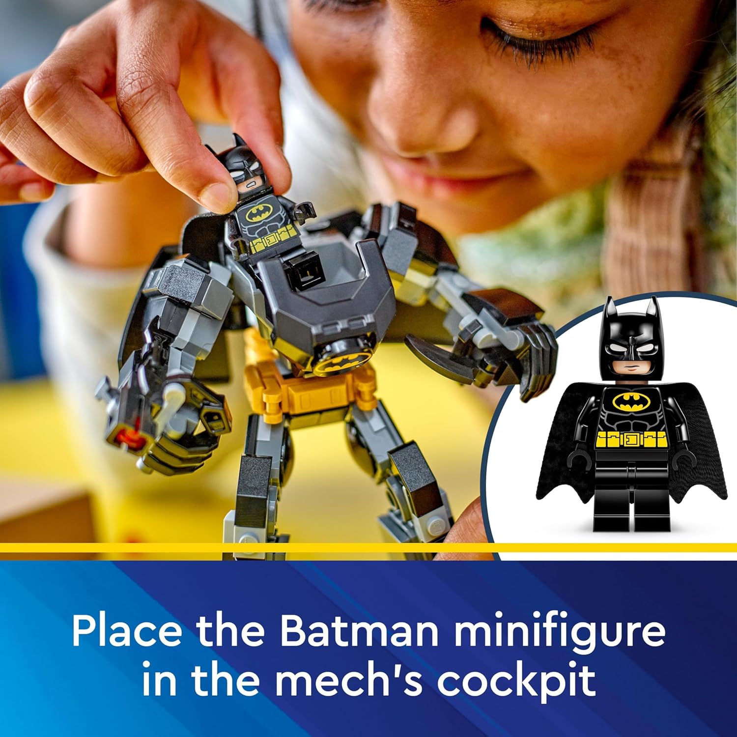 LEGO DC Batman Mech Armour Super-Hero Toy - Action Figure & Building Set for Ages 6+