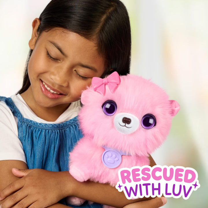 Scruff-a-Luvs Pet Scruffs Pink - Wash & Reveal Mystery Plush Toy, 7.5" Tall