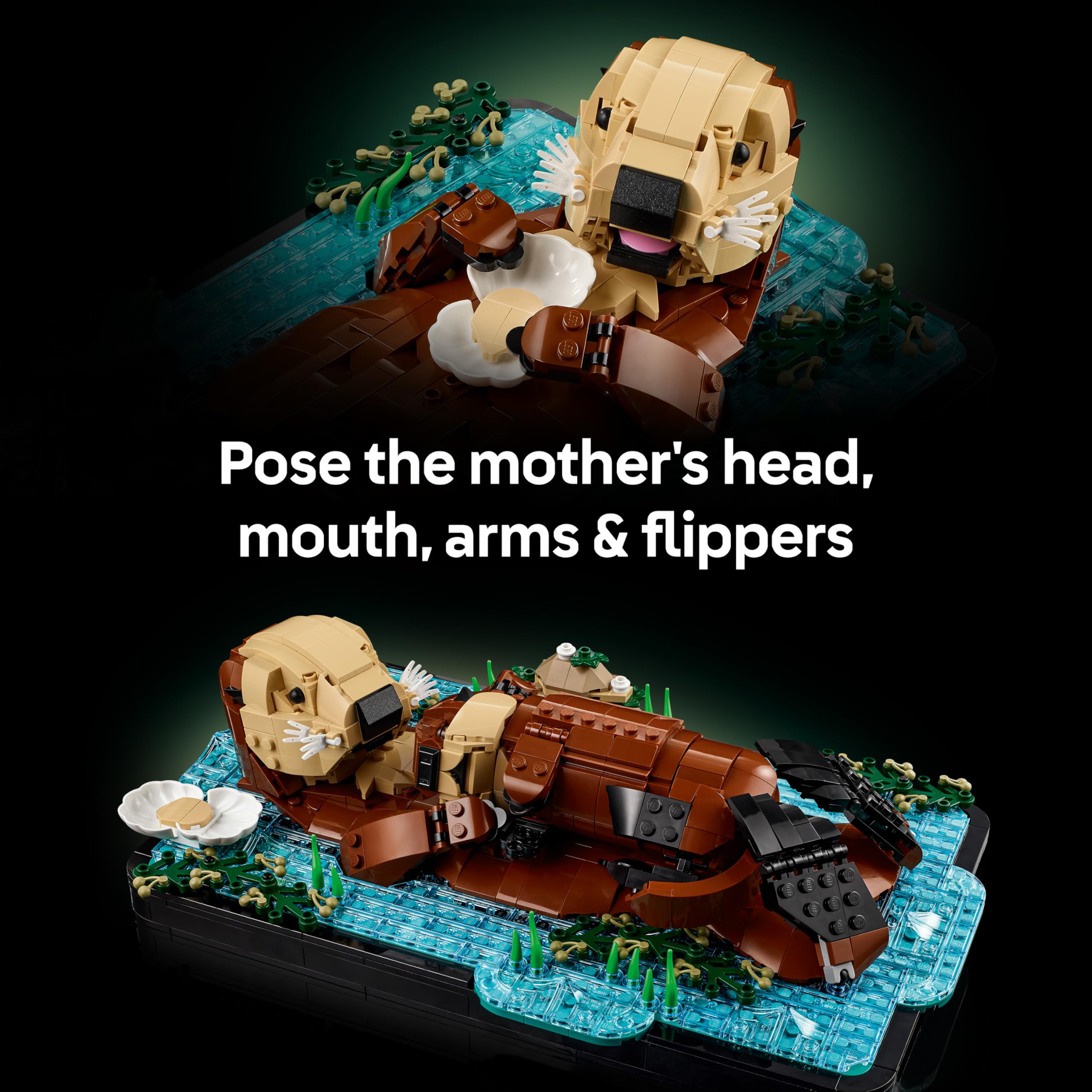 LEGO Ideas Floating Sea Otters 21366 Building Set for Adults | 18+ | Mindful Craft Kit 4