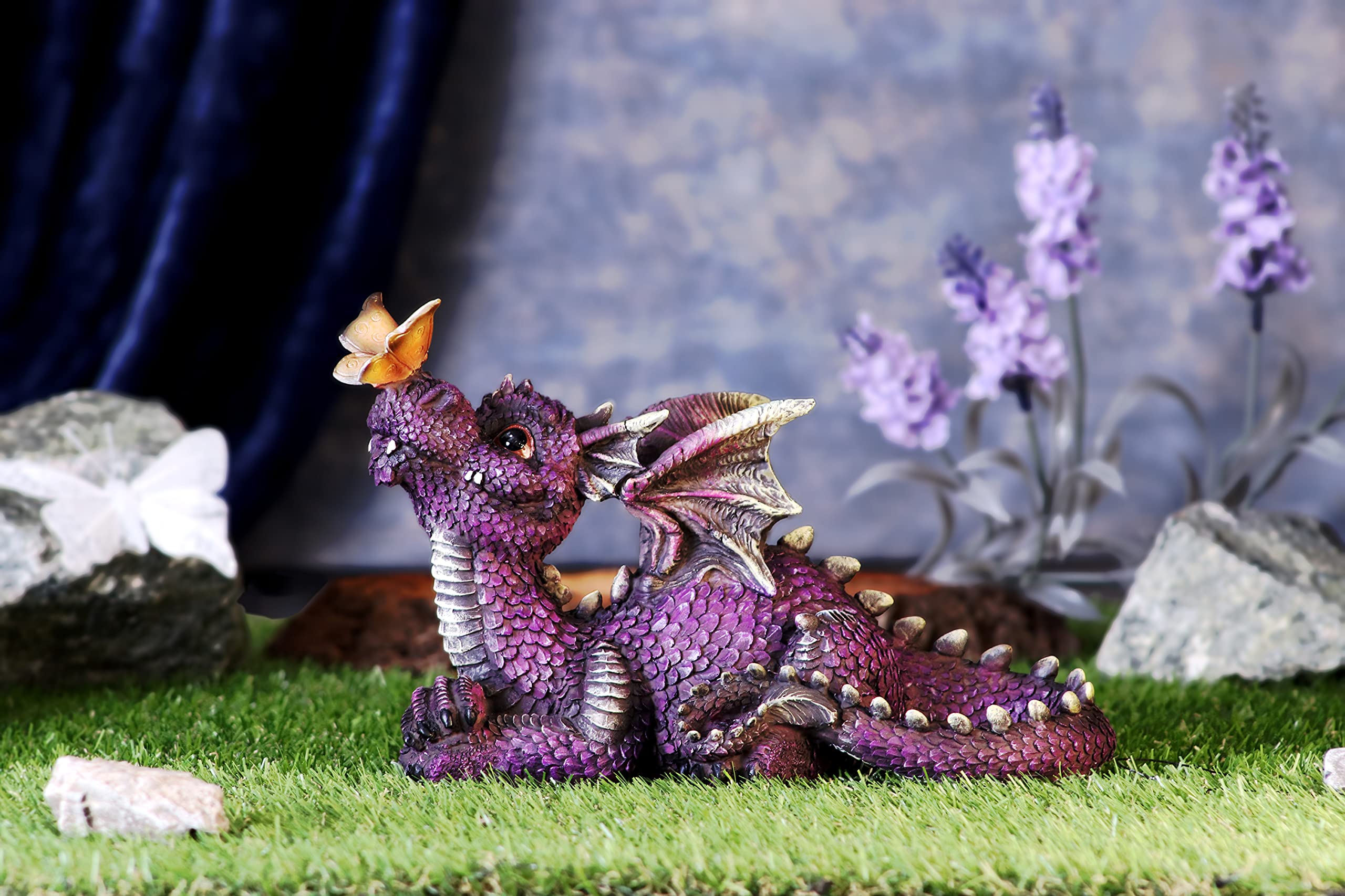 Nemesis Now Nature's Kiss – Lila Drachenfigur 8