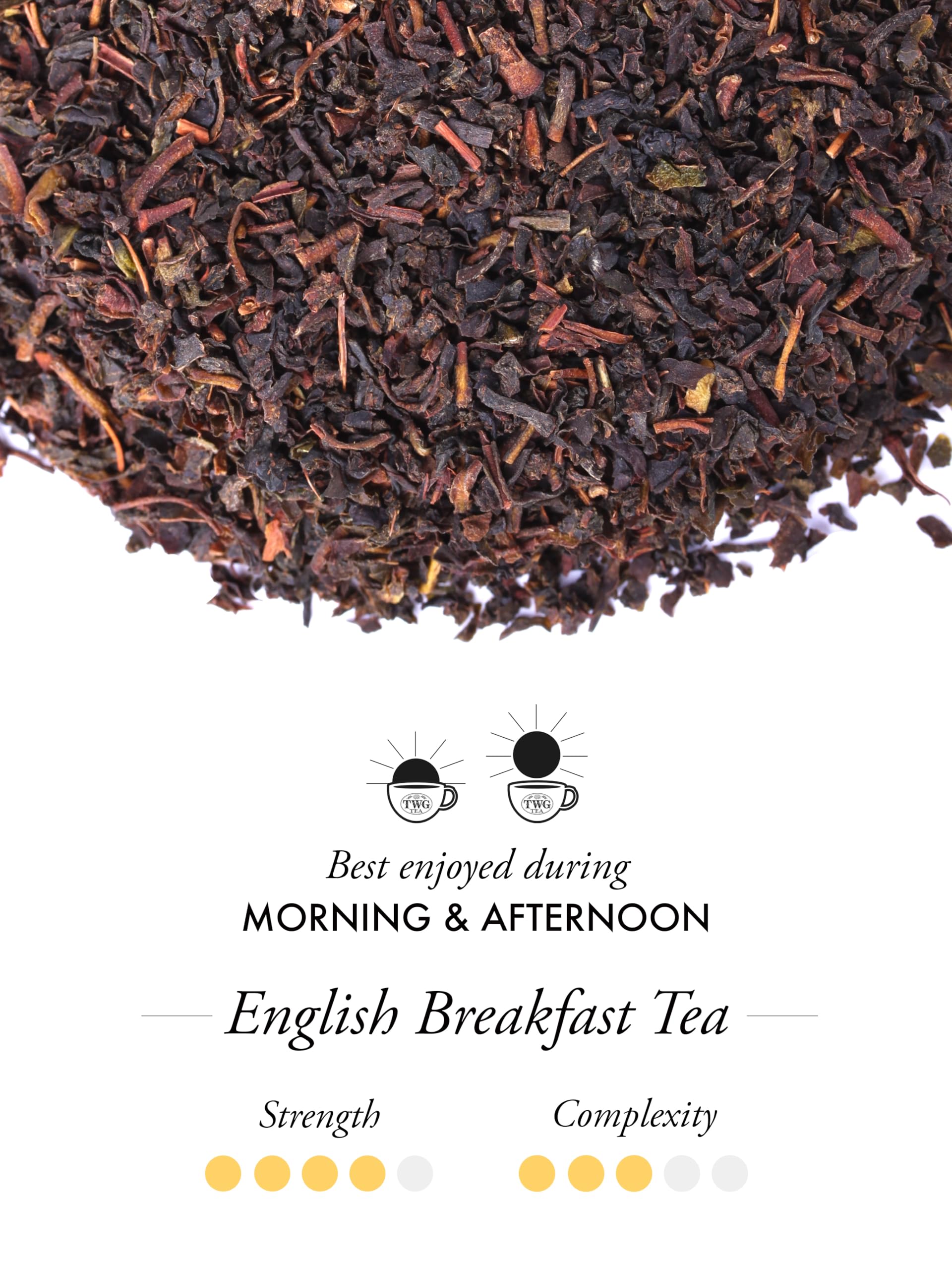 TWG Tea English Breakfast Tea | Black Tea with Floral Undertones | 15 Hand-Sewn Cotton Teabags 5