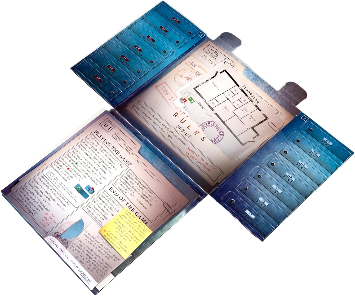 Alley Cat Games Unfold – Faltbares Escape Room-Abenteuer-Puzzlespiel (Dark Story) 3