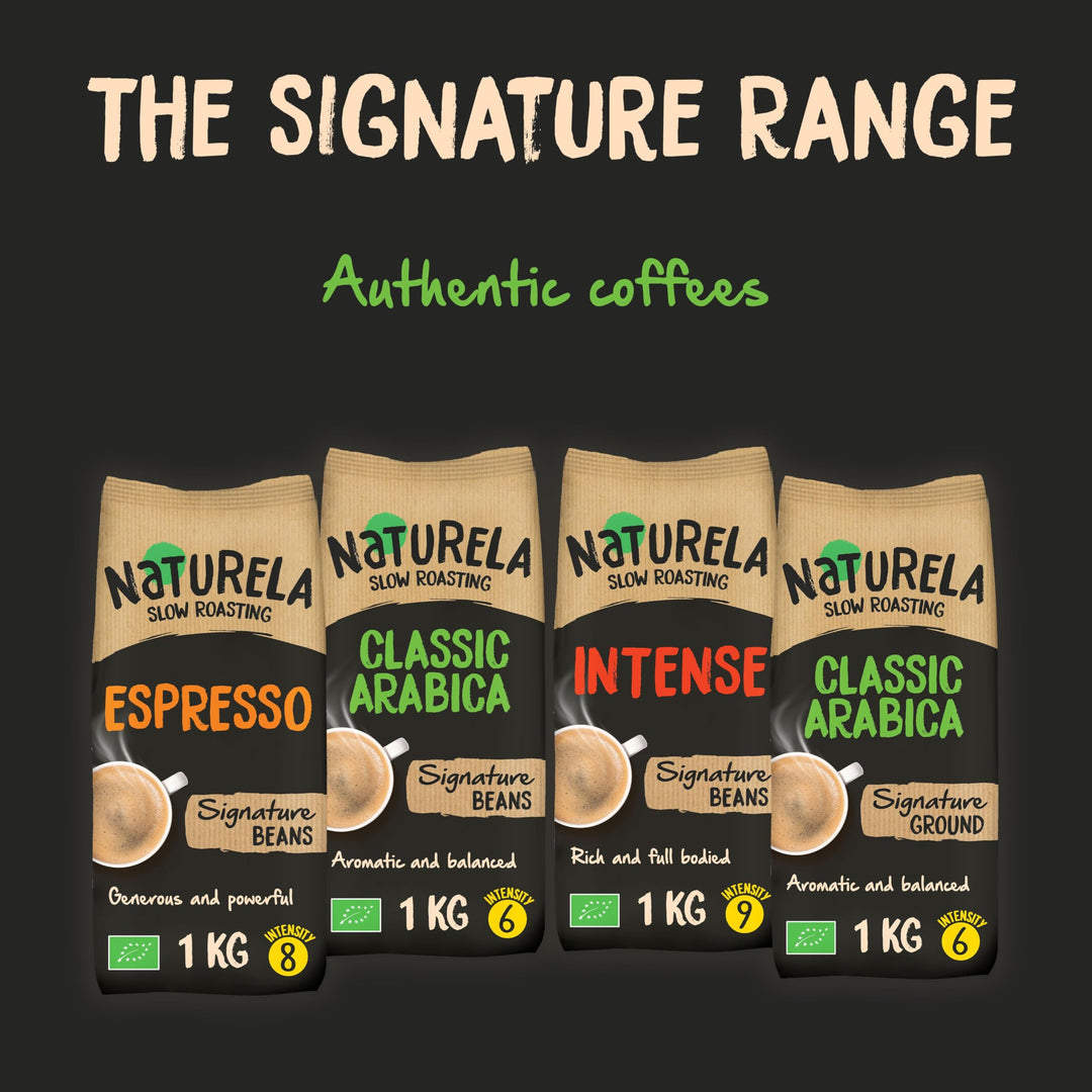 Naturela - Organic Coffee Beans 100% Arabica | Slow-Roasted Whole Bean