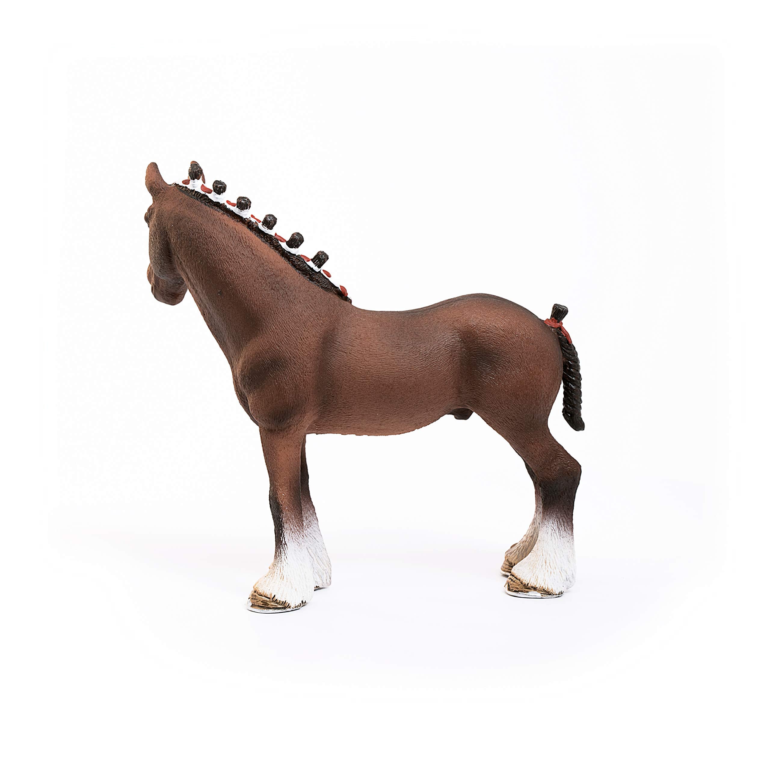 Schleich Farm World Clydesdale Gelding Play Figure Model 13808-23 | Ages 3+ 3