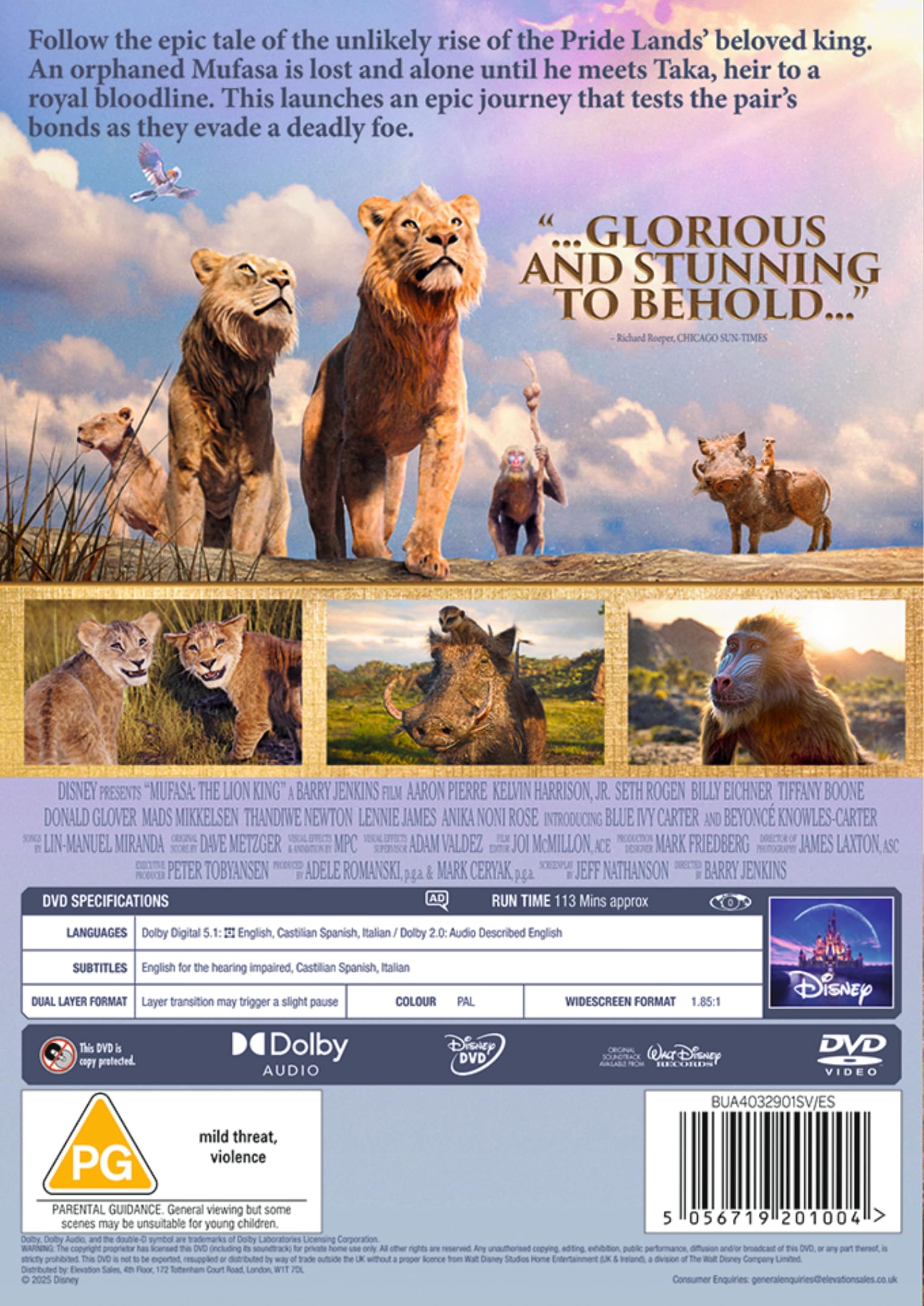 Disney's Mufasa: The Lion King [DVD] 2