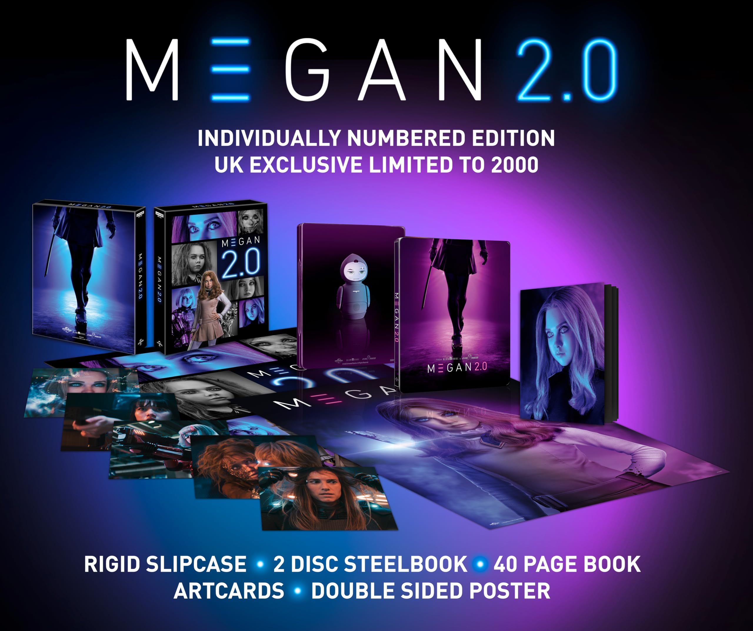 M3GAN 2.0 [4K UHD & Blu-ray] Collector's Limited Edition Steelbook 1