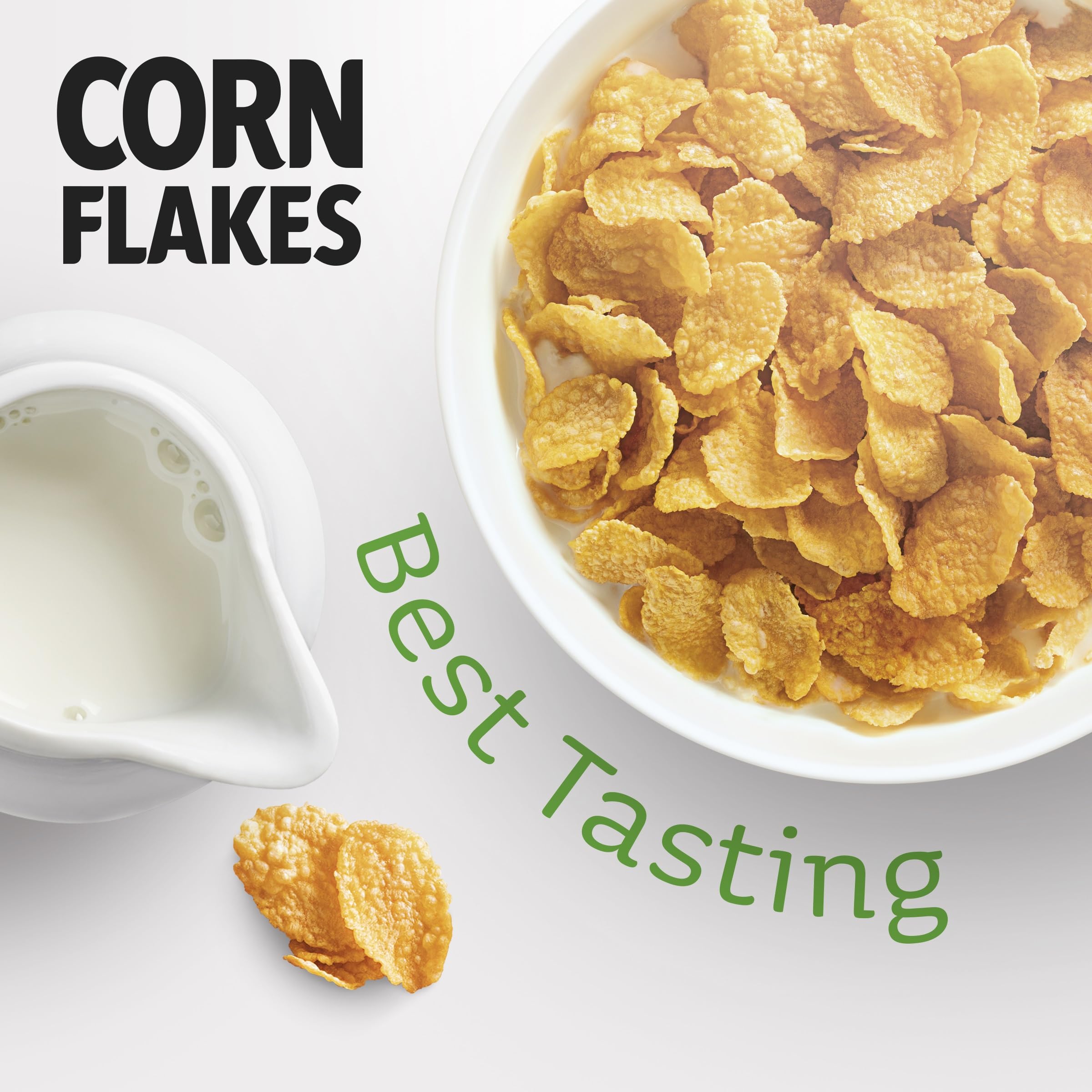 Kellogg's Corn Flakes Breakfast Cereal - Toasted Golden Corn Flakes | 1kg 4