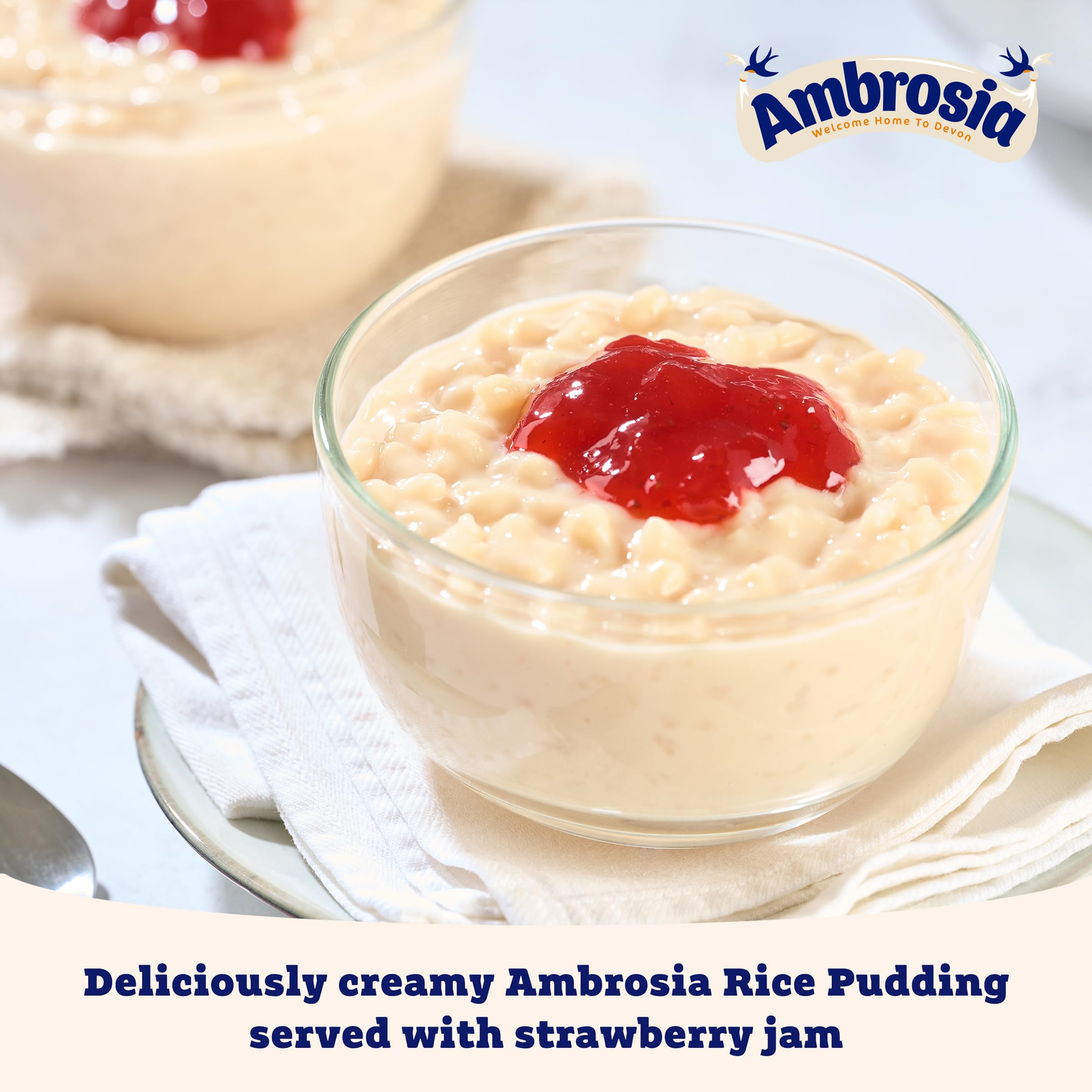 Ambrosia Devon Original Rice Pudding - Ready-to-Eat Creamy Dessert | 400g Can 5