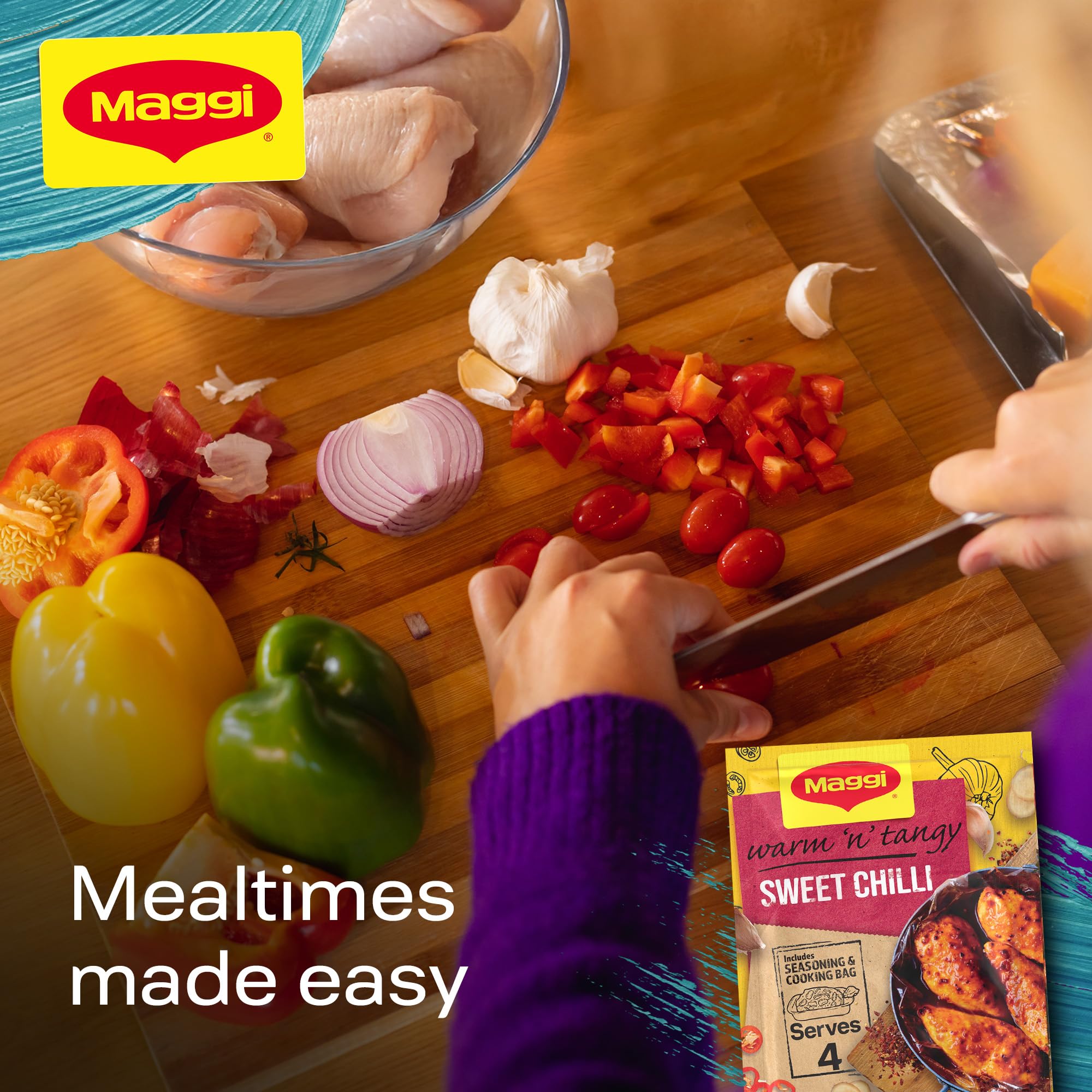 MAGGI - So Juicy Sweet Chili Rezeptmischung 44g 4