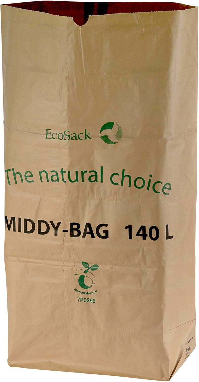 All-Green 140L Biodegradable Compostable Wheelie Bin Liners - 10-Pack Paper Sacks 1
