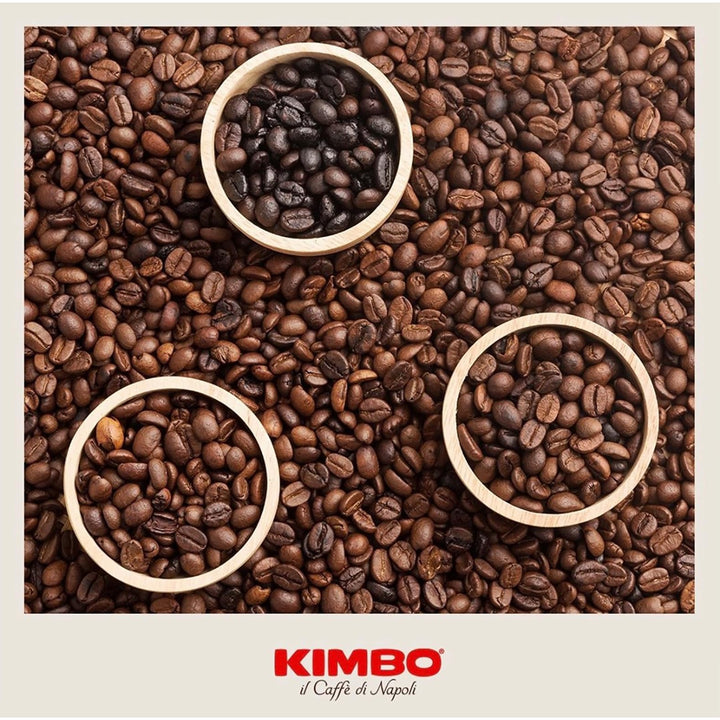 Kimbo Espresso Napoli Ground Coffee 5 x 250g - Italian Medium Dark Roast