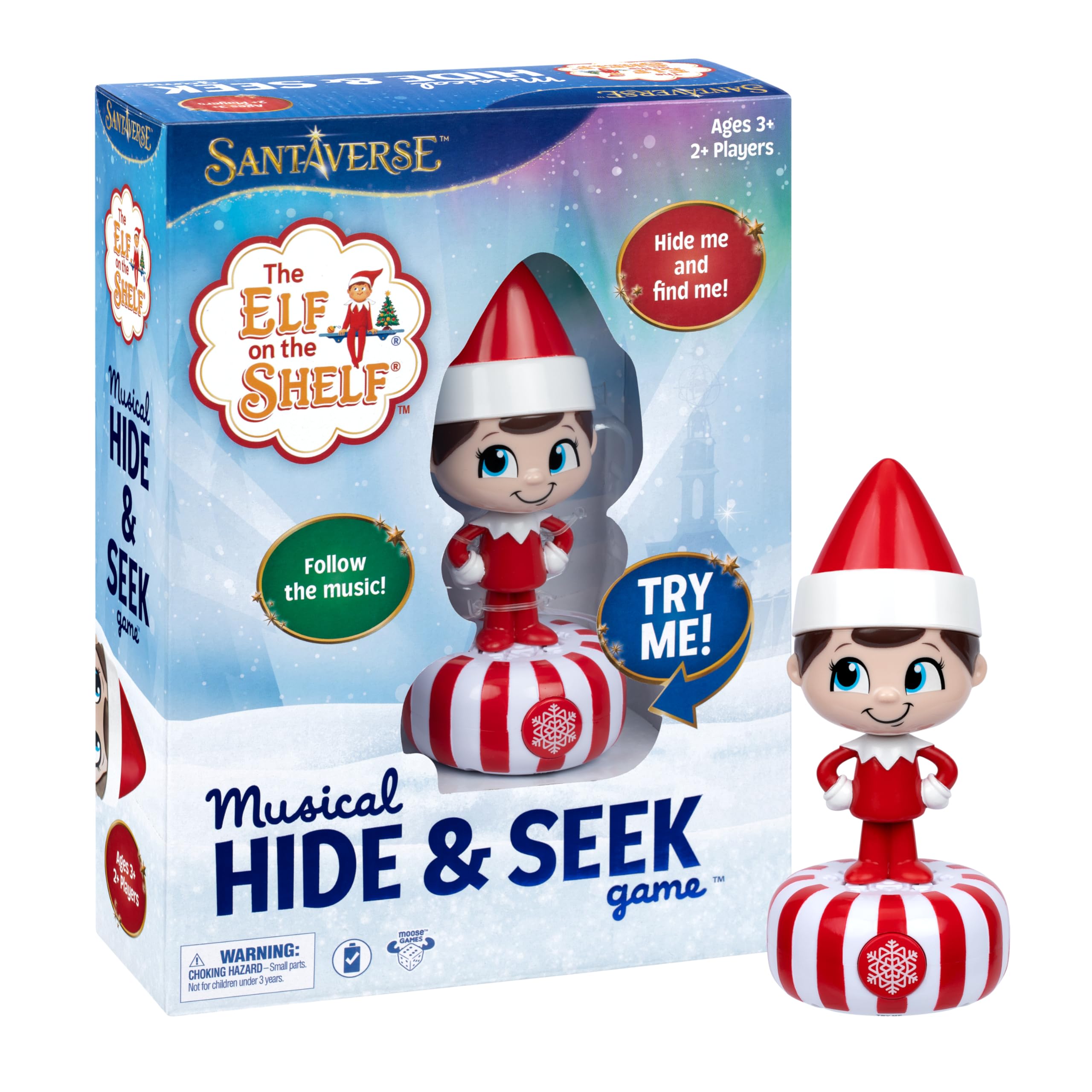 The Elf On The Shelf Musical Hide & Seek Game - Interactive Electronic Action Figure for Kids 3