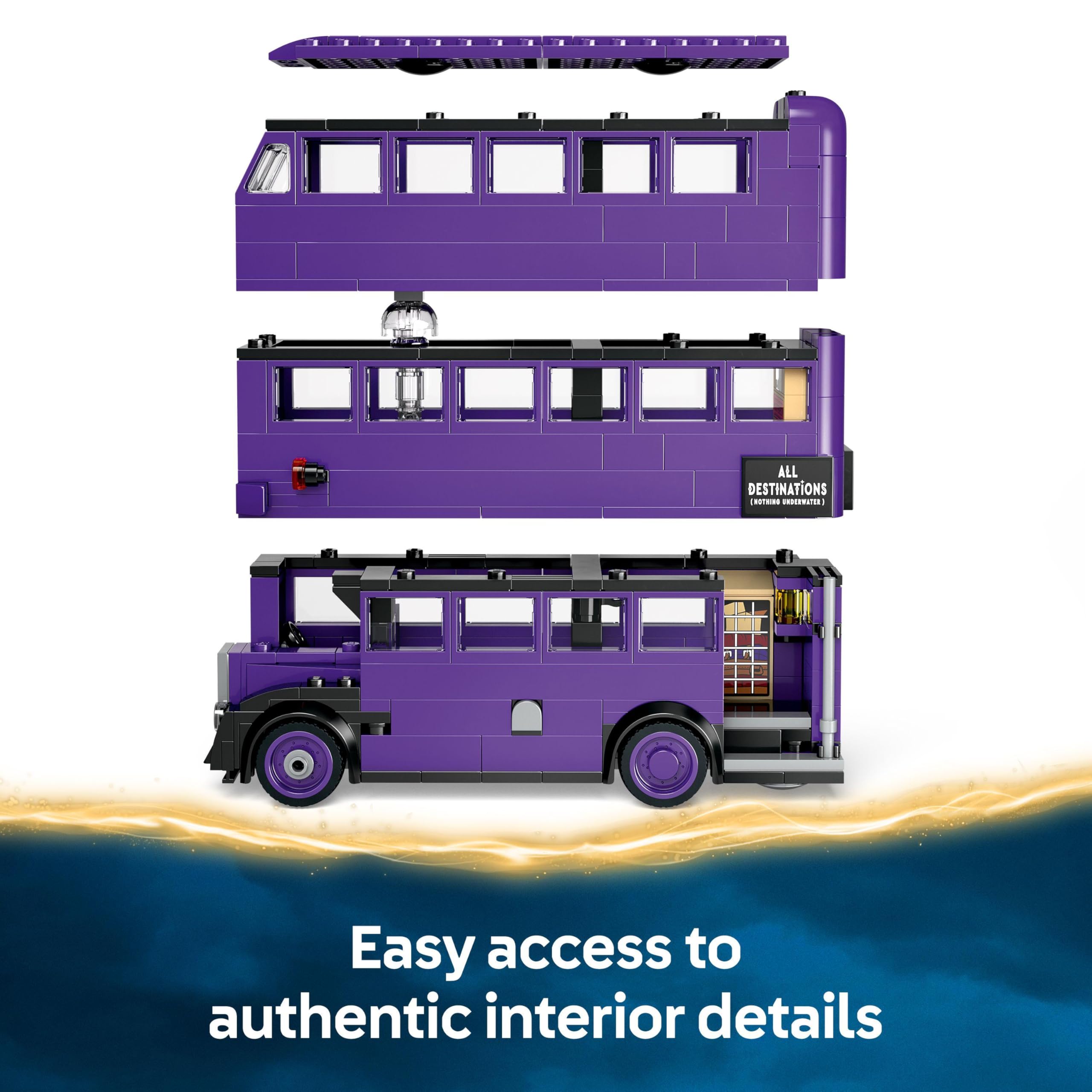 LEGO Harry Potter Knight Bus Adventure - 5 Minifigures & 499-Piece Building Set for Ages 8+ 3