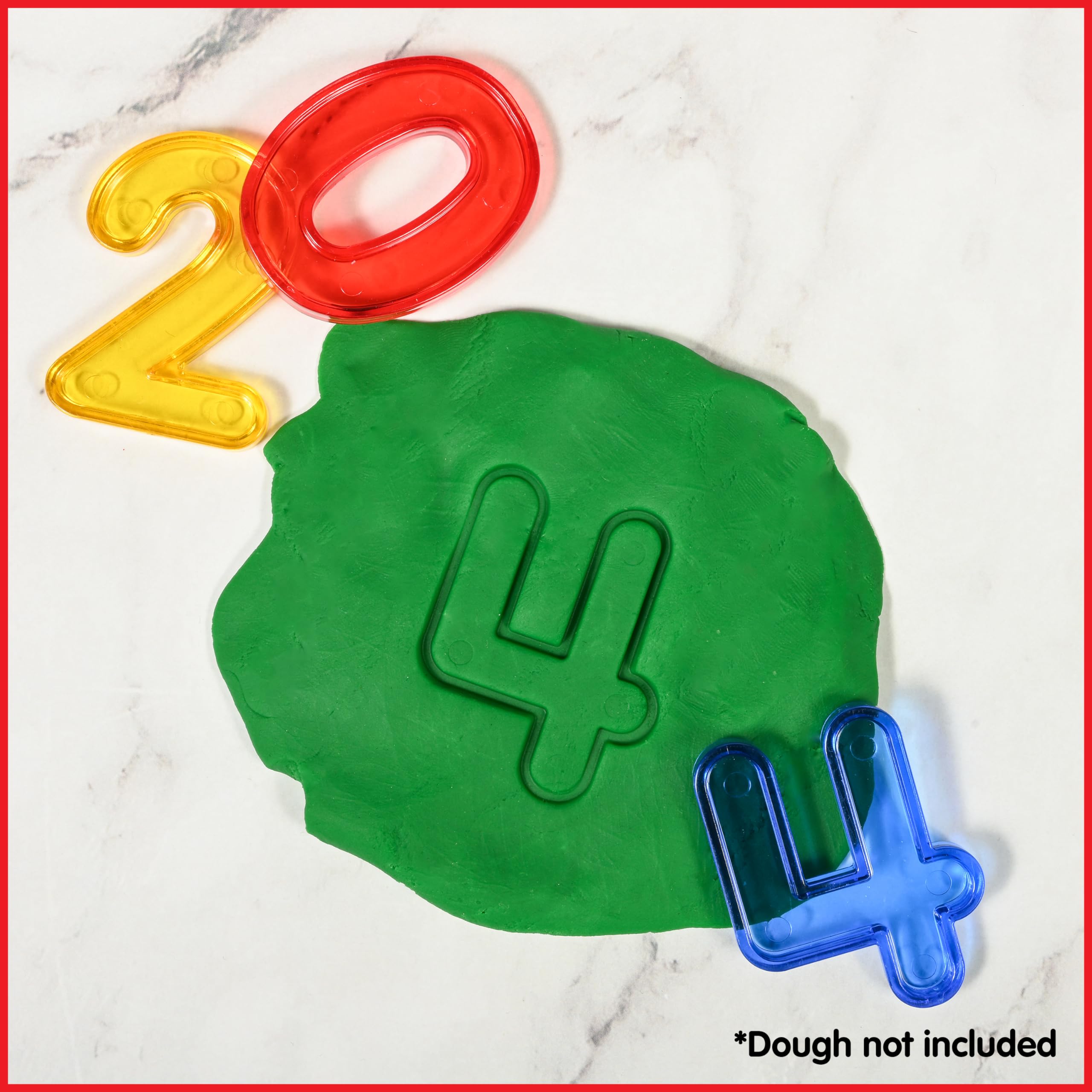 edxeducation Transparent Numbers - Set of 40 | Learning Resource | Ages 3+ 6