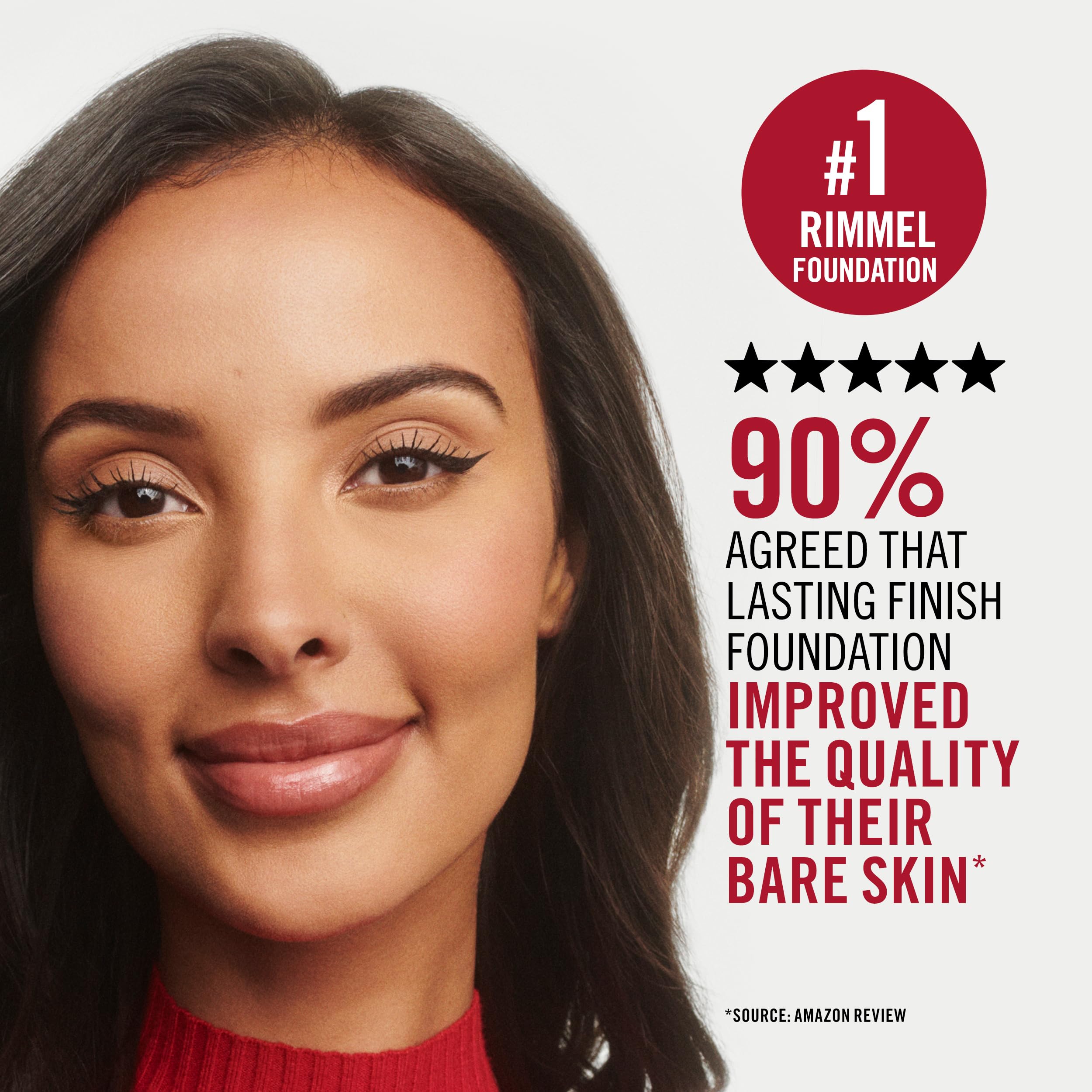 Rimmel - Lasting Finish 35Hr Foundation (001 Pearl), Full Coverage, Hydrating, SPF20, Vegan, Cruelty Free 4