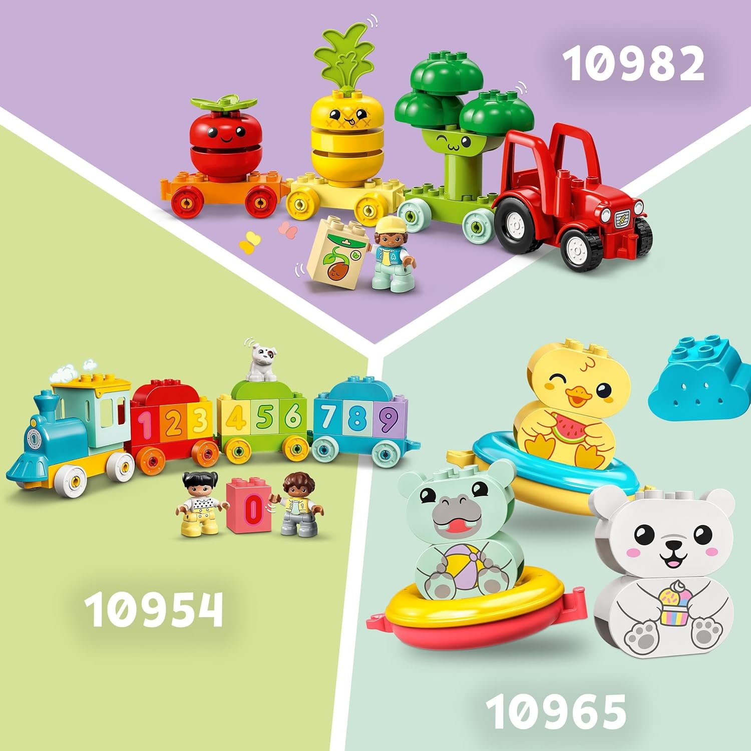 LEGO DUPLO My First Animal Train - Educational Building Set for Toddlers 18 Months+ 4