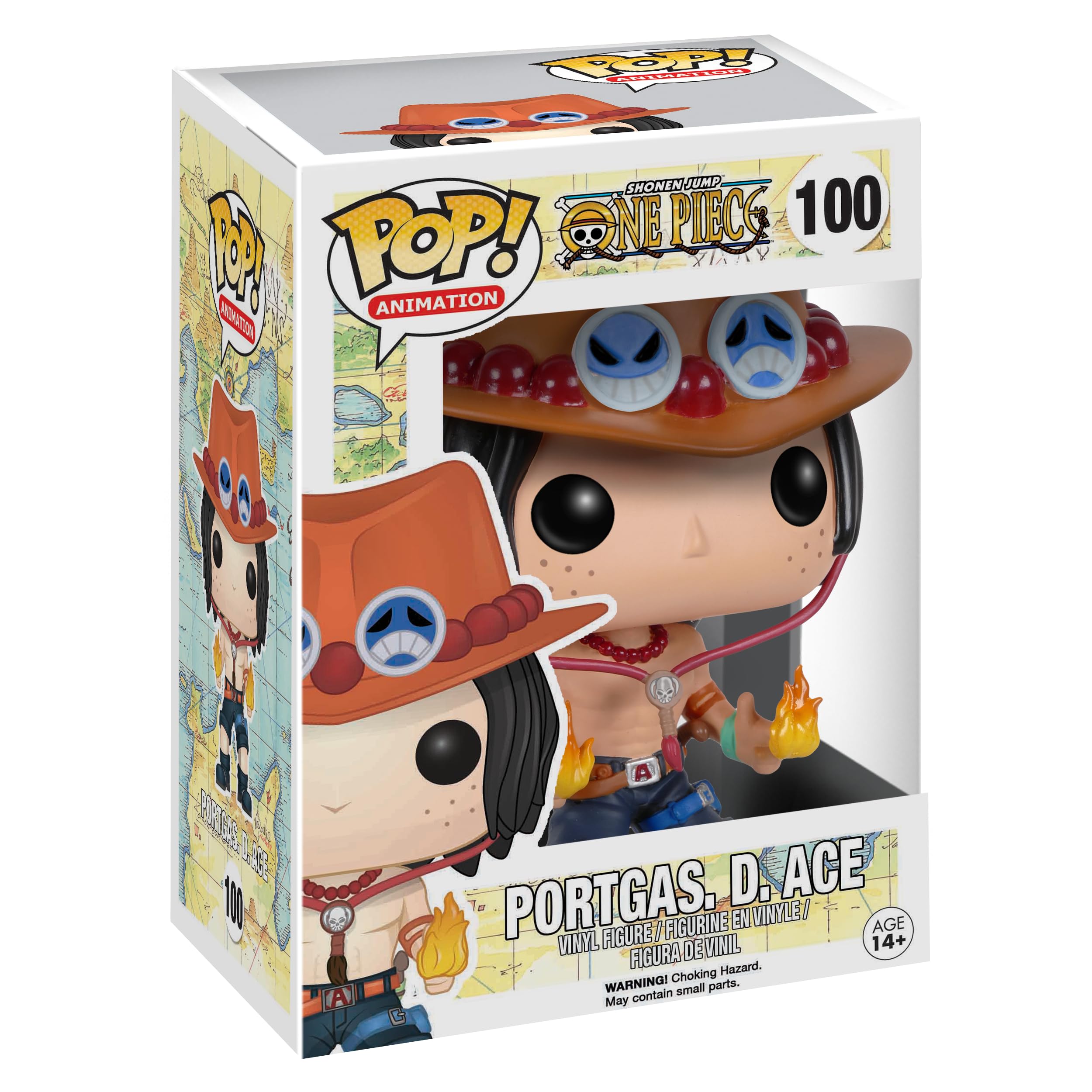 Funko Pop! Animation: One Piece - Portgas D. Ace Vinyl Figure (6358) 1