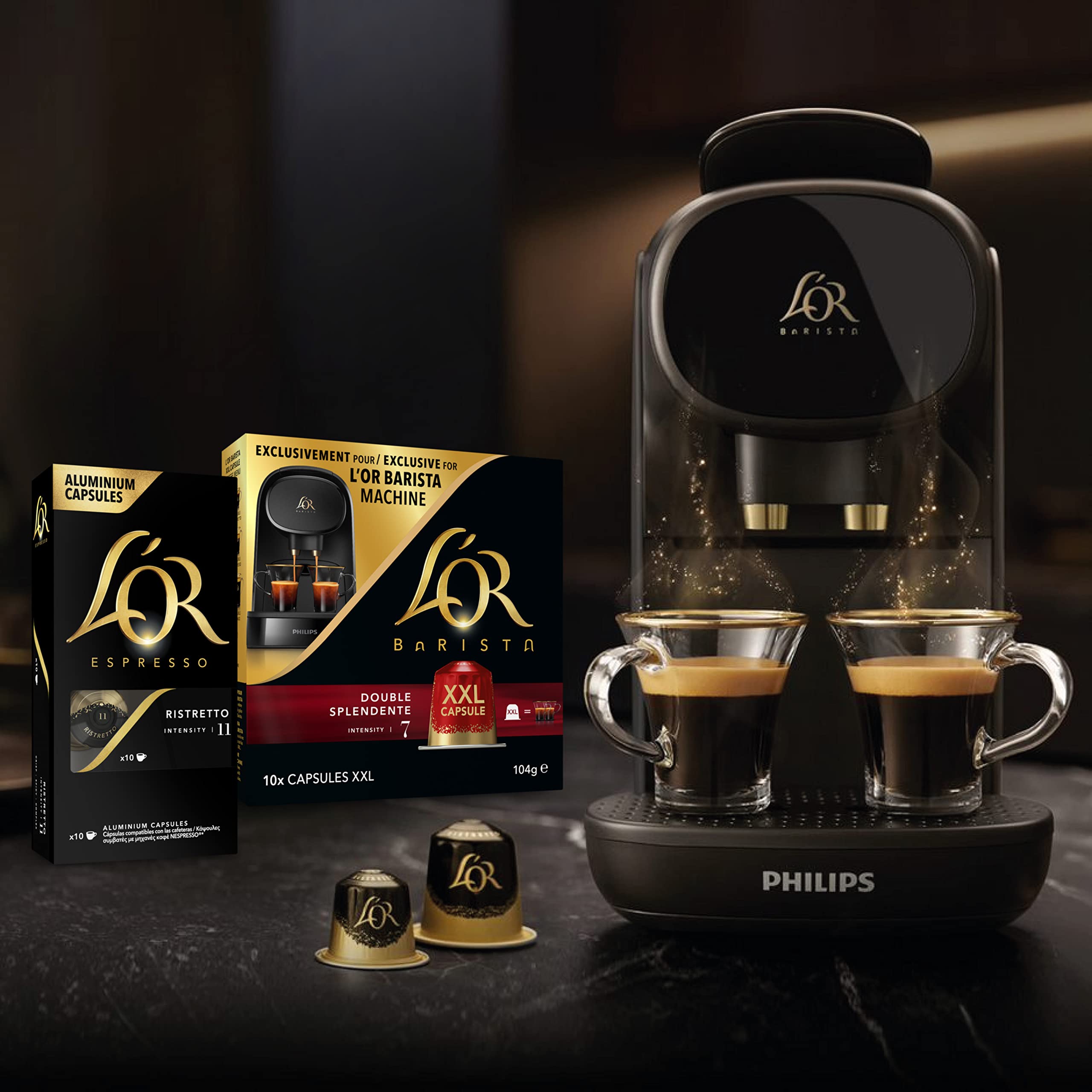 L'OR Espresso Flavours Variety Bundle x40 - Vanilla, Hazelnut, Caramel, Chocolate - Nespresso® Compatible 3