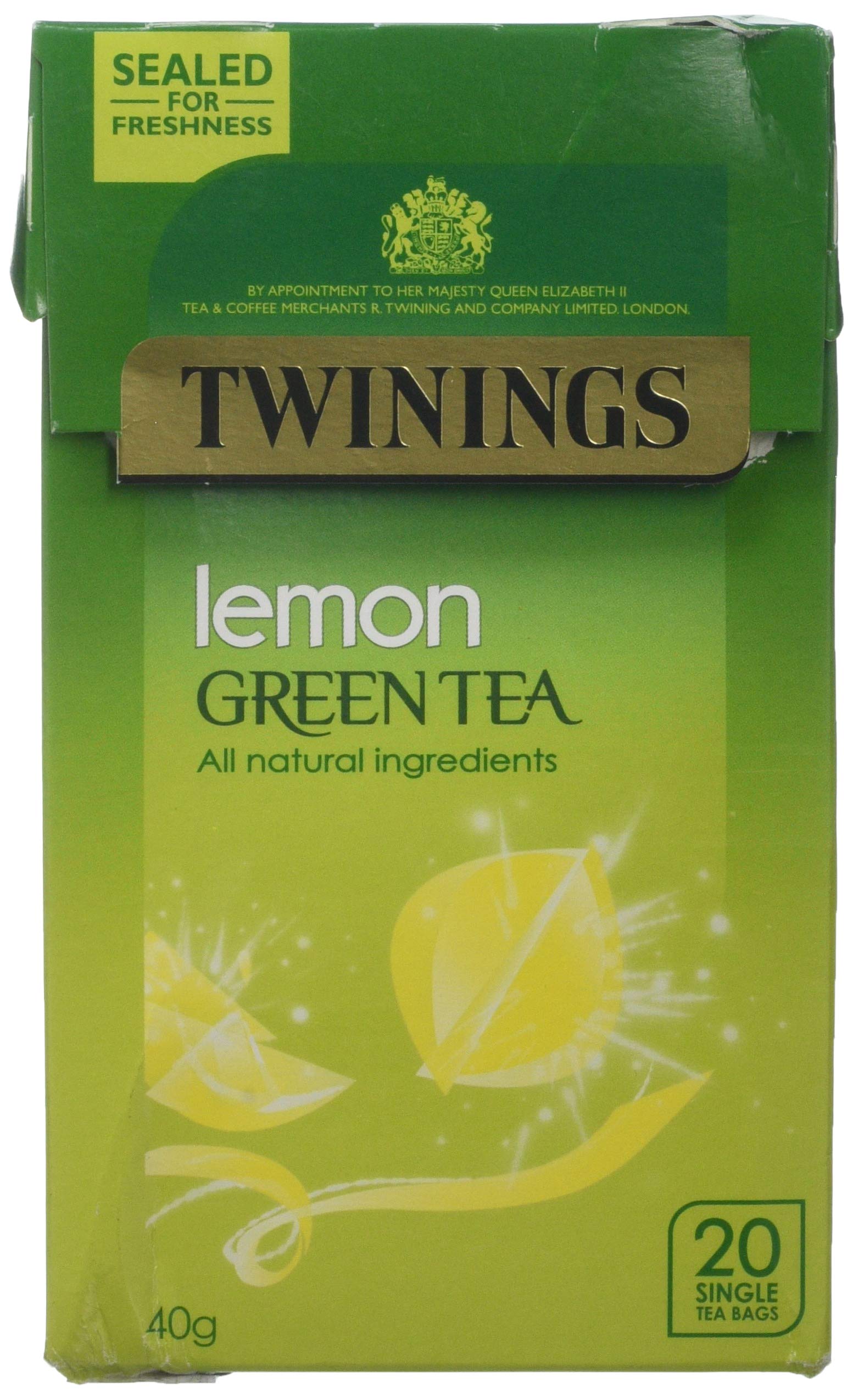 Twinings Lemon Green Tea - Refreshing Flavour | 20 Teabags | 40g 4