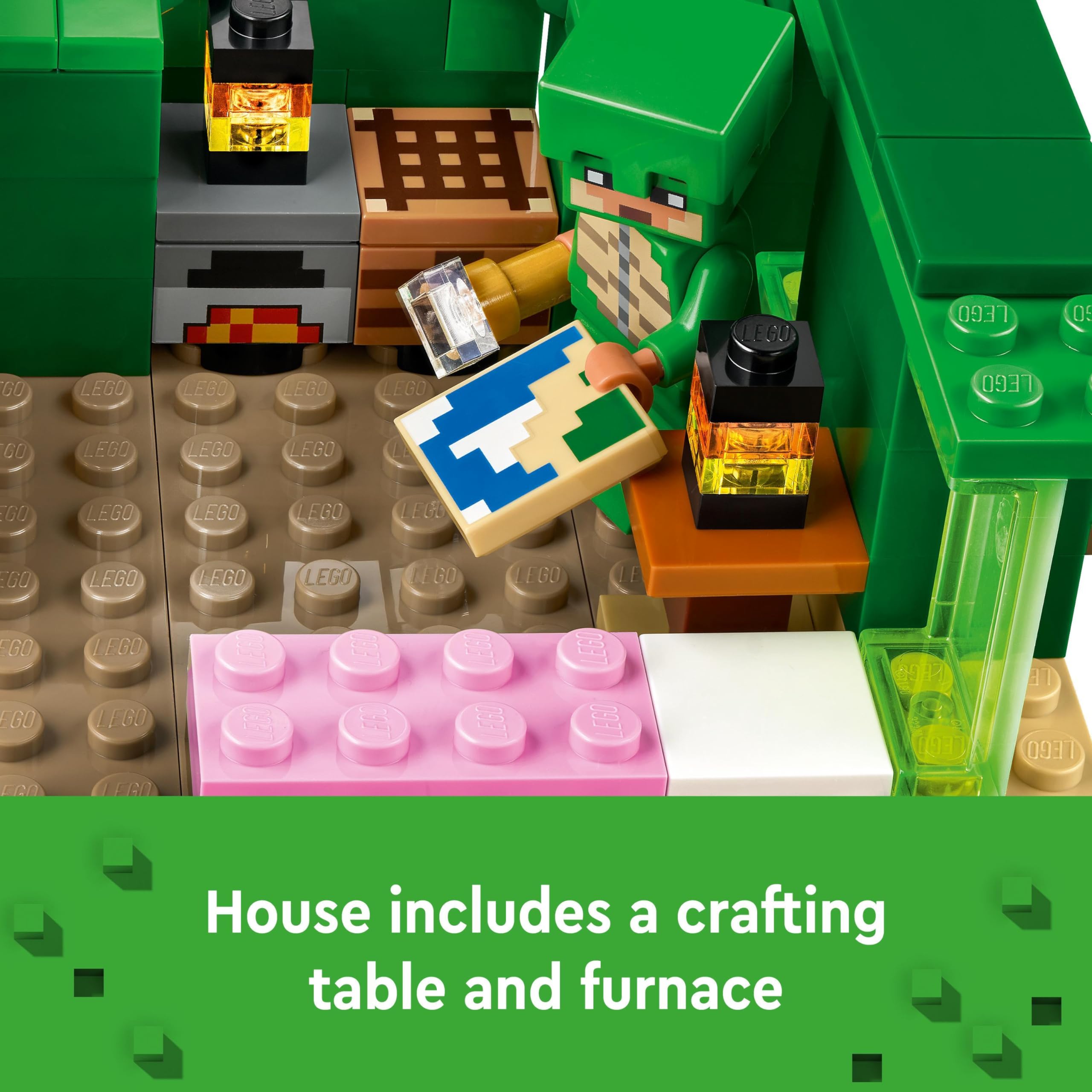 LEGO Minecraft Das Turtle Beach House – Bauset mit Turtle Warrior, Drowned &amp; Turtles für Kinder ab 8 Jahren 5