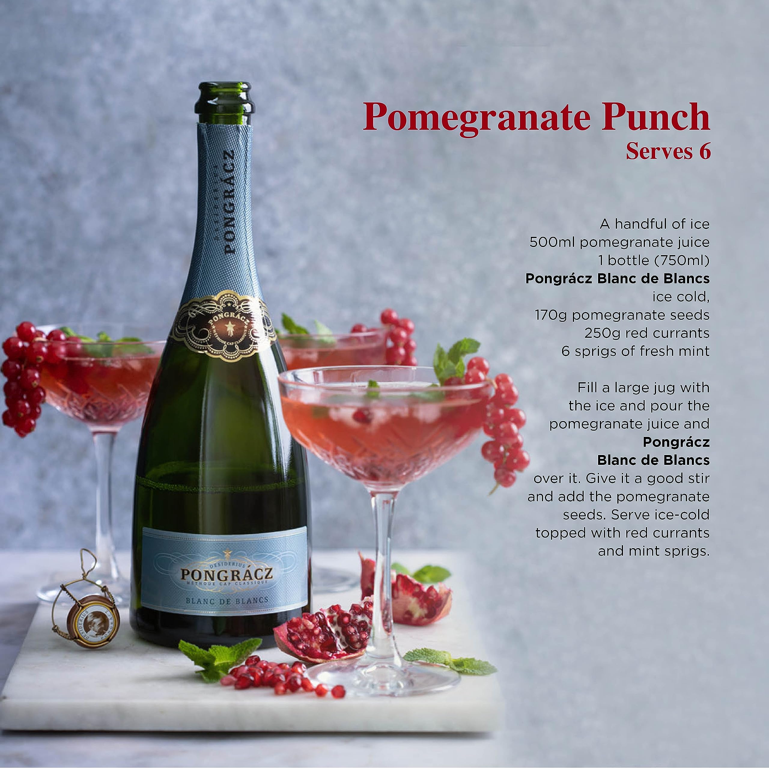 Pongracz Blanc de Blancs Chardonnay Methode Cap Classique, 75cl 2