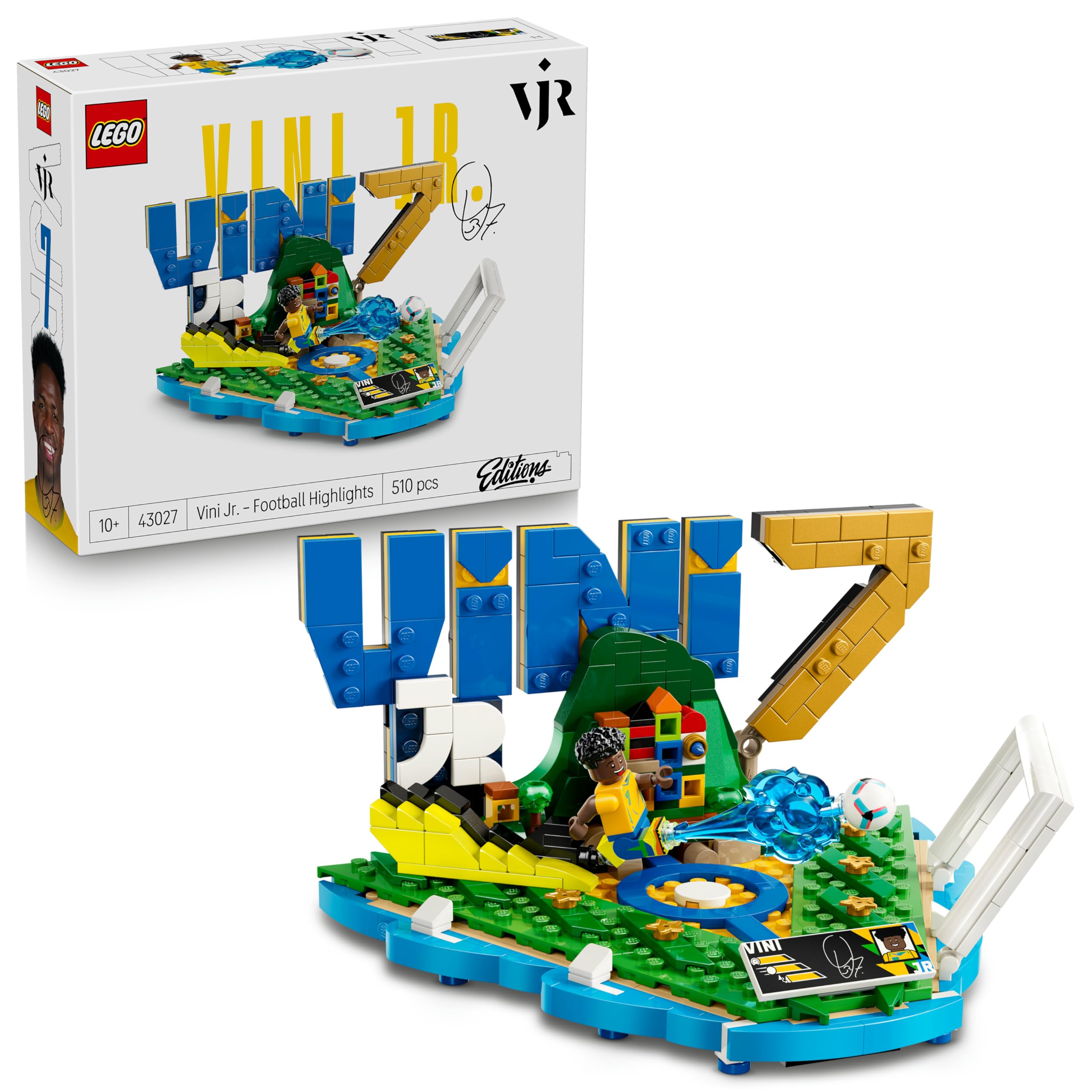 LEGO Editions Vini Jr. – Football Highlights 43027 Building Set | Ages 10+ 1