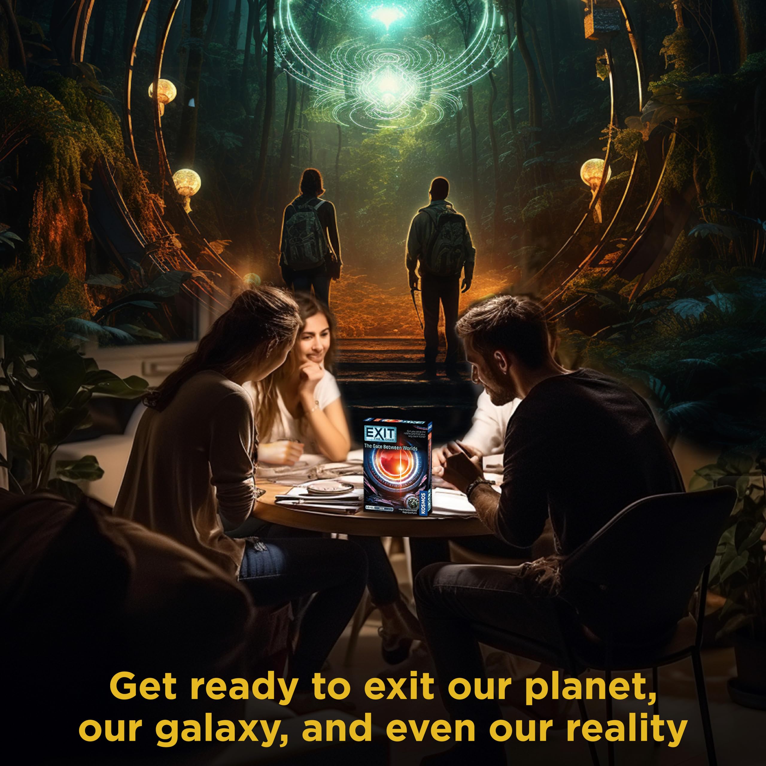 Thames & Kosmos EXIT: The Gate Between Worlds Escape Room Card Game | 1-4 Players | Ages 12+ 5