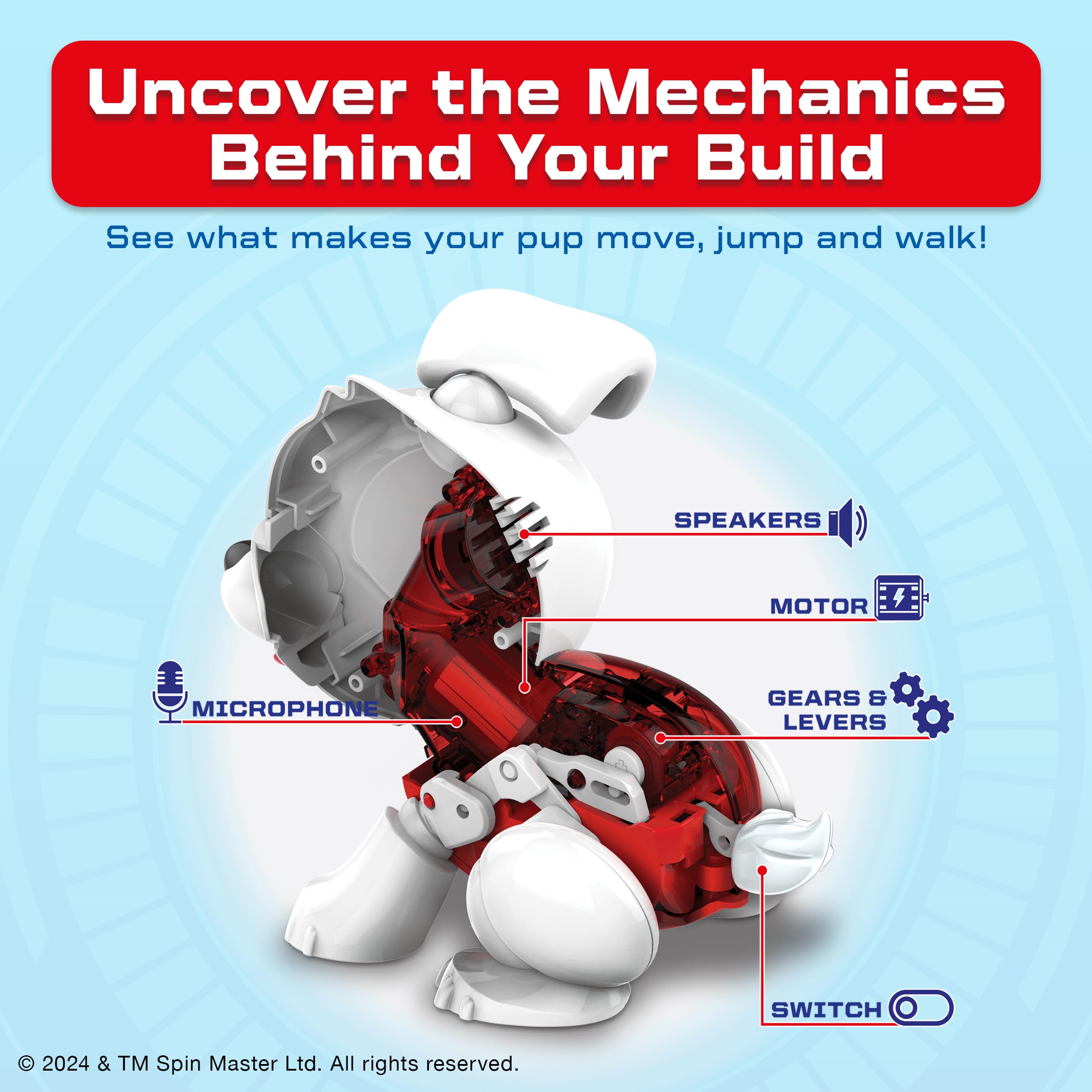 Build-a-Bot: Paw Patrol - Marshall | Interactive Robot Building Kit for Kids 3+ 3