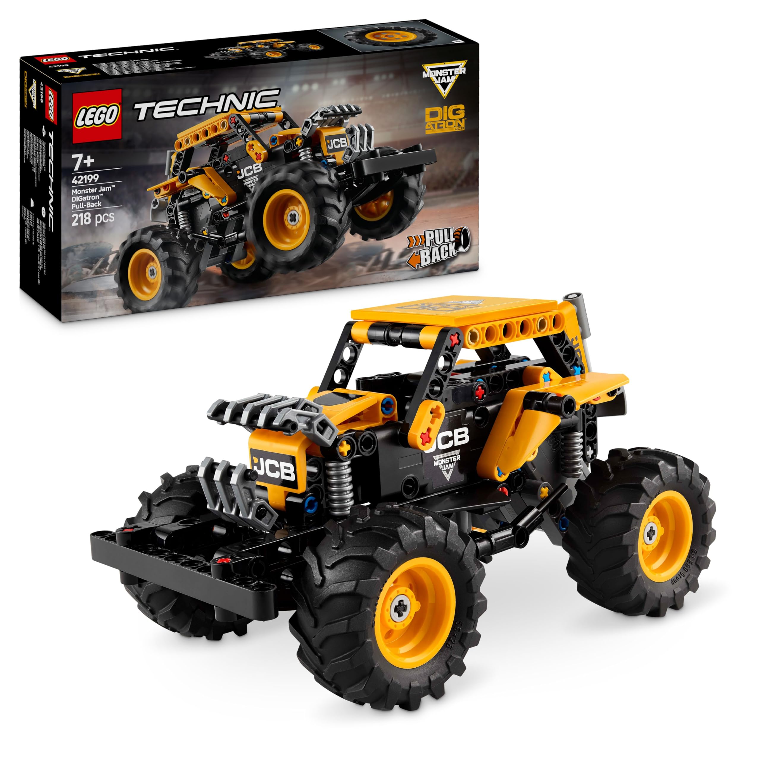 LEGO Technic Monster Jam DIGatron Pull-Back Truck Toy - Building Set for Kids 7+ 1