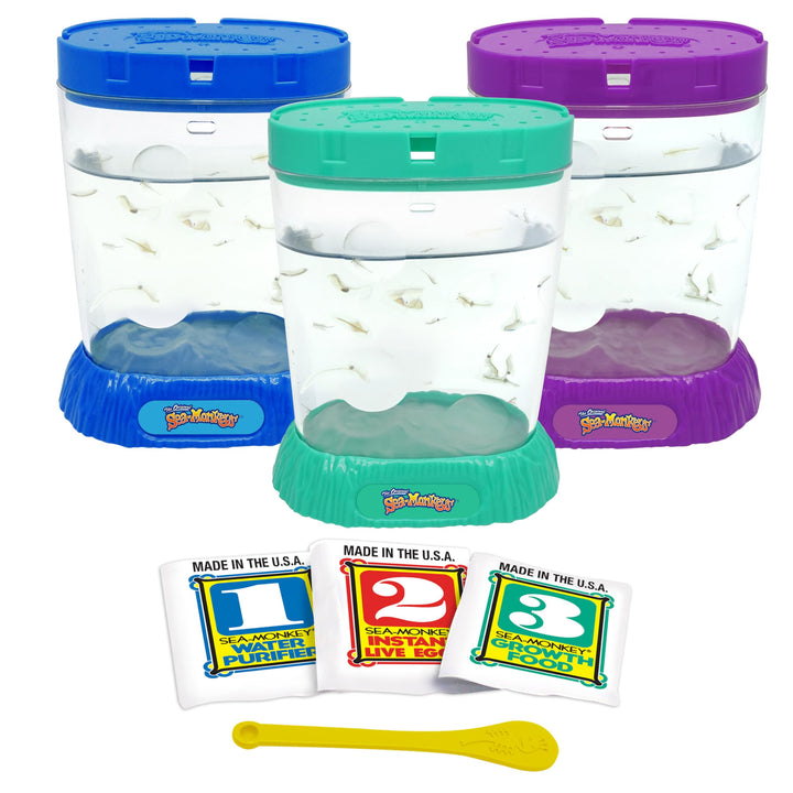 Sea Monkeys Ocean Zoo - Educational Science Kit for Kids 5-10