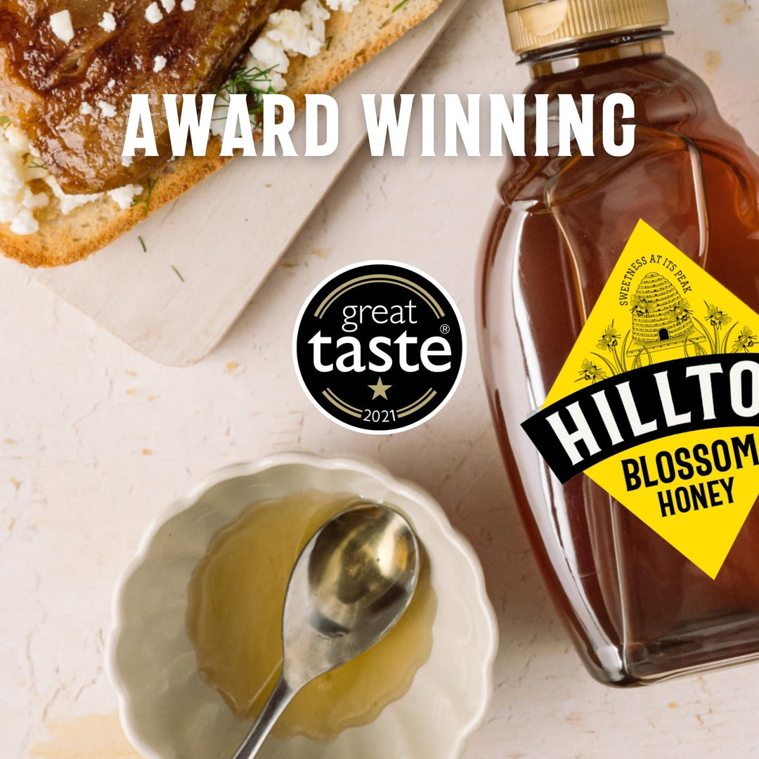 Hilltop Honey Blossom Honey 720g Squeezy Bottle - Pure Natural Honey