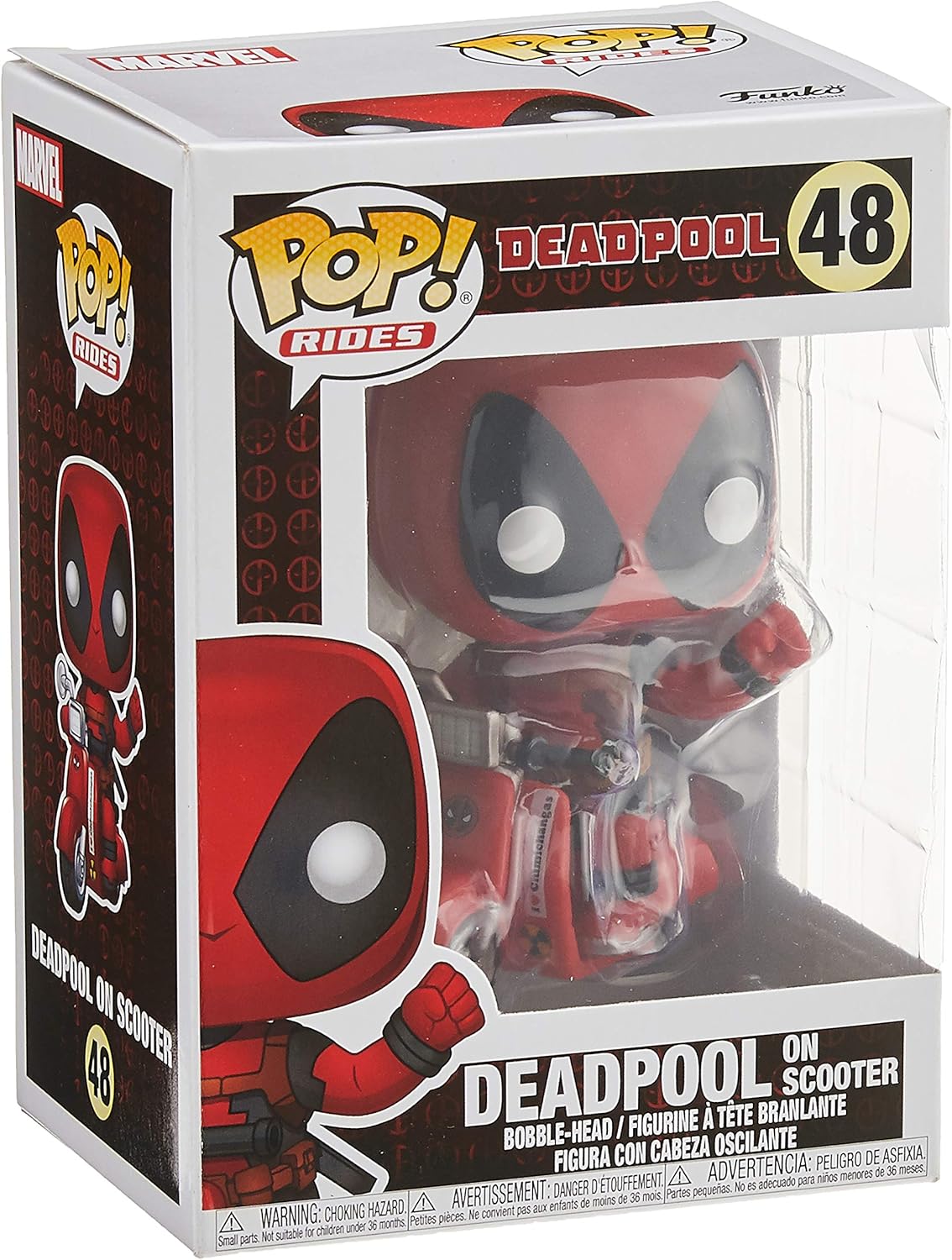 Funko Pop! Rides Marvel - Deadpool & Scooter Vinyl Figure (30969) 1
