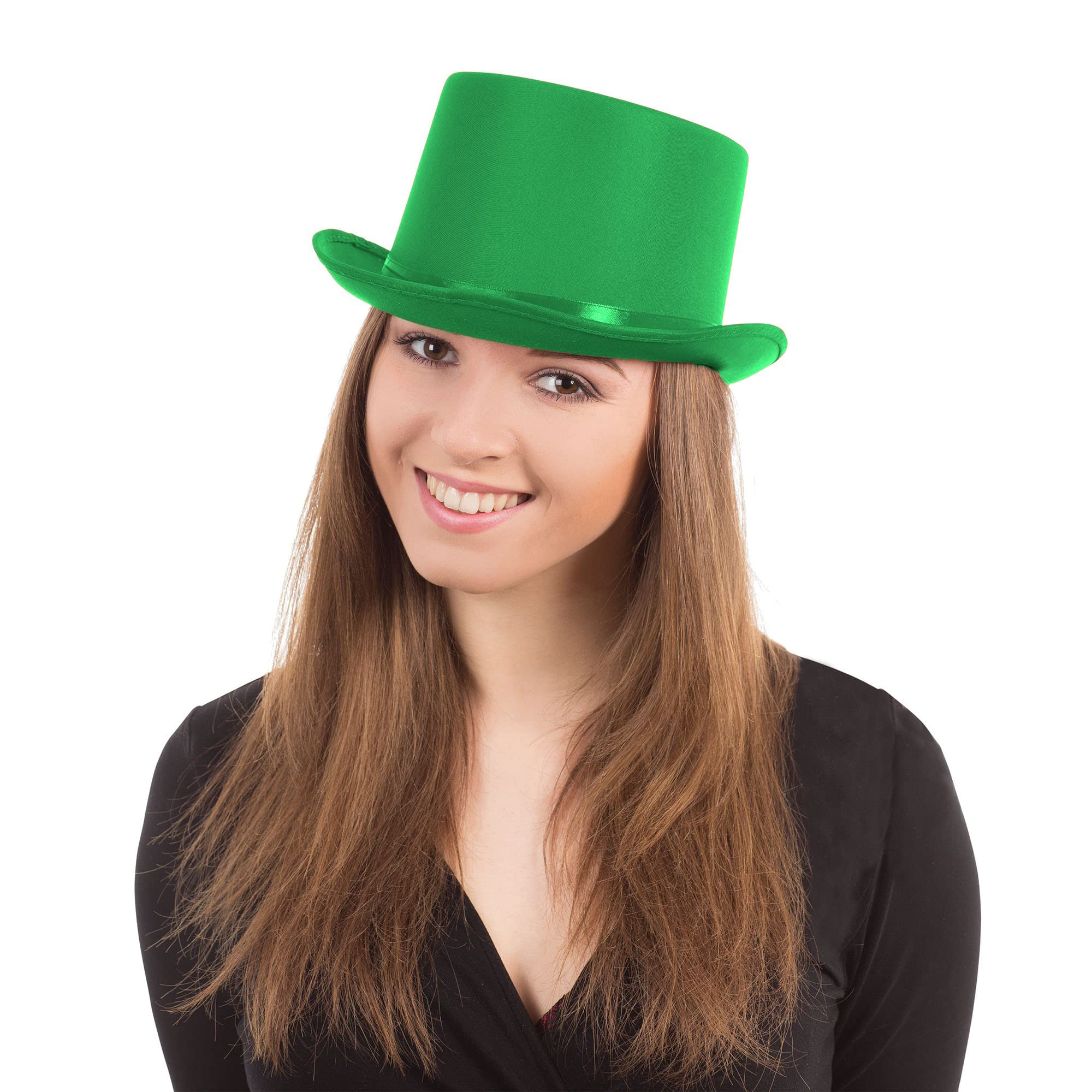 Bristol Novelty Vibrant Purple Satin Top Hat - Unisex Adult Costume Accessory 5