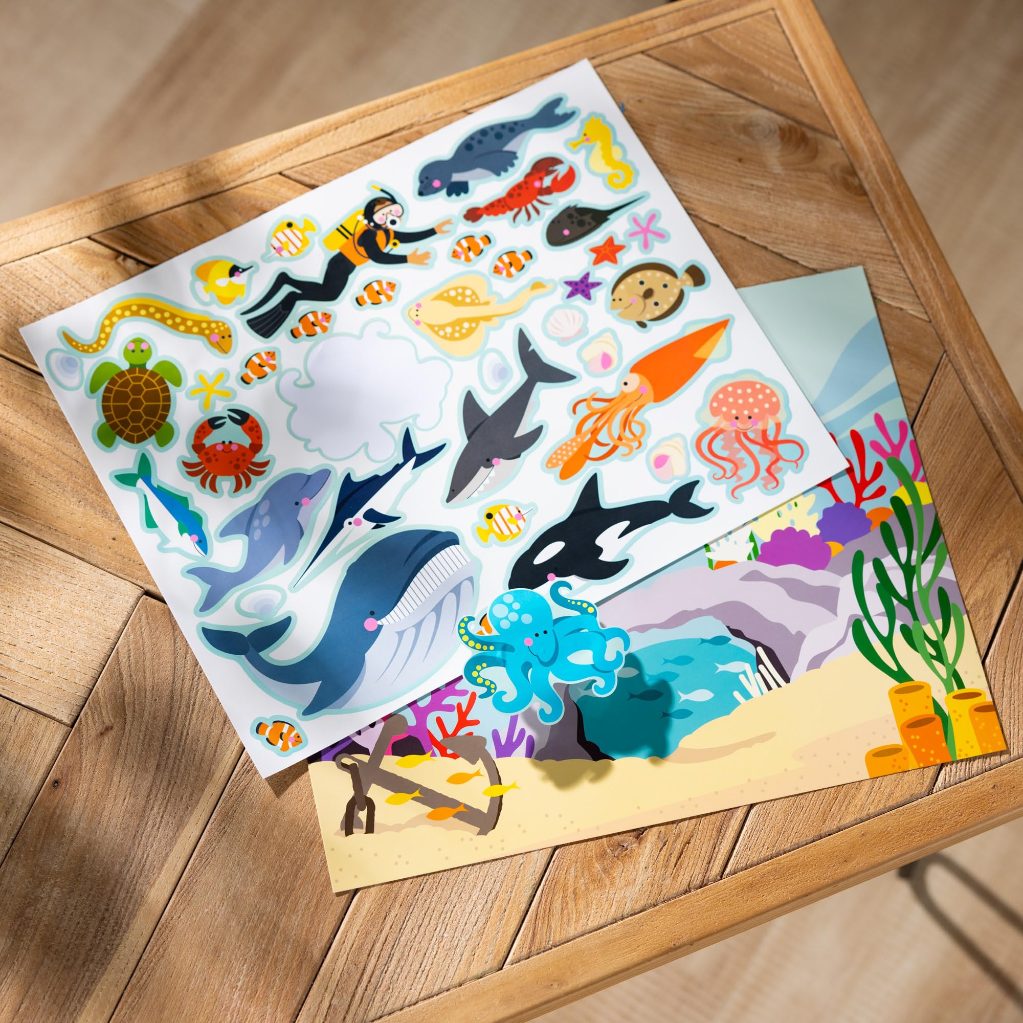 Melissa & Doug Habitats Reusable Sticker Pad - 150 Stickers & 5 Scenes - Educational Activity for Ages 3+ 15