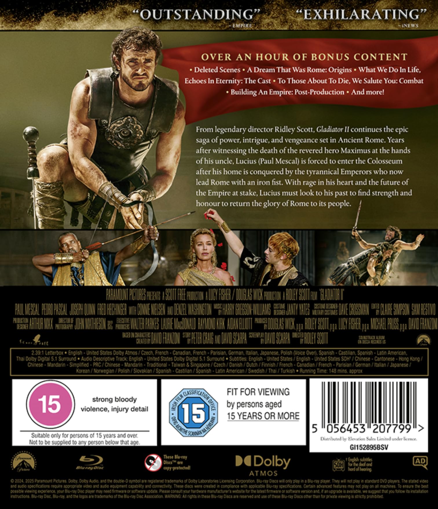 Gladiator II [Blu-ray] [Region A & B & C] 2
