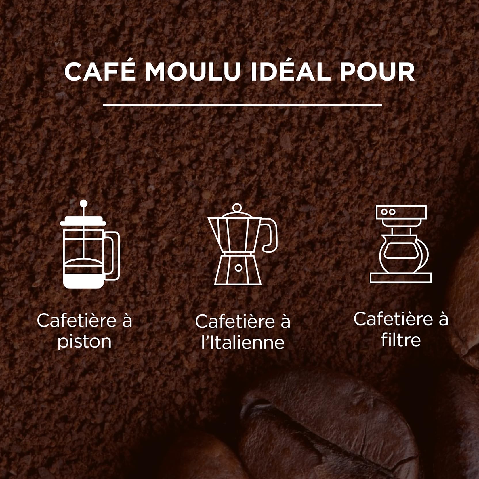 Kimbo Intenso gemahlener Kaffee 250 g – italienische mittlere Röstung für Mokkakanne und Filtermaschinen 6