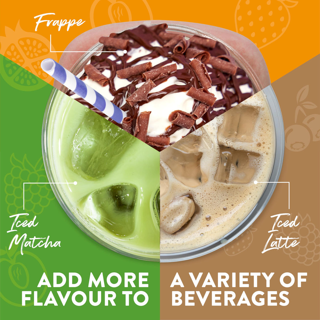 Simply - Blueberry Syrup Vegan & Nut Free Flavoured Syrup for Coffee, Cocktails & Beverages