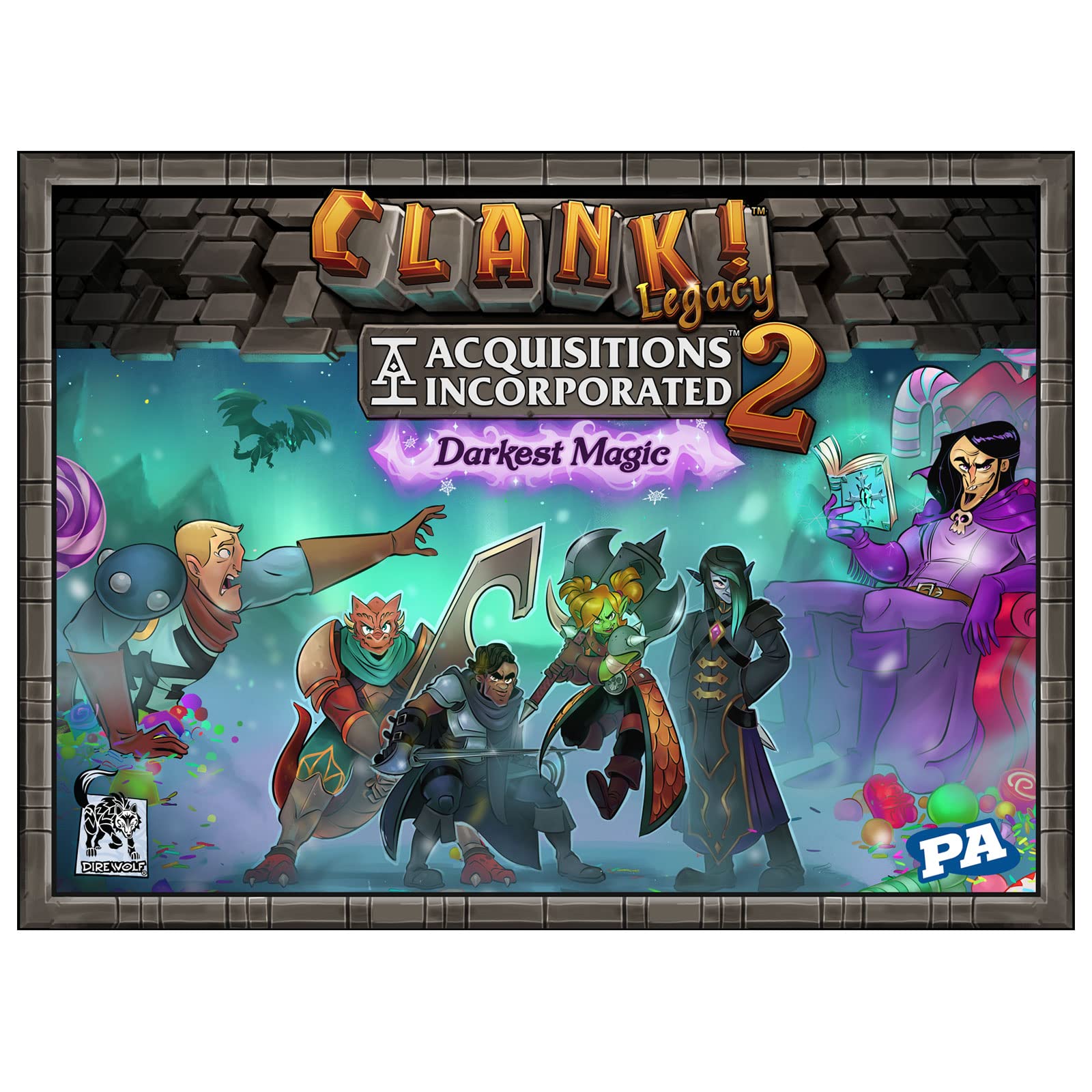 Dire Wolf Clank! Legacy 2: Acquisitions Incorporated – Darkest Magic Board Game | 2-4 Players | Unisex Adult