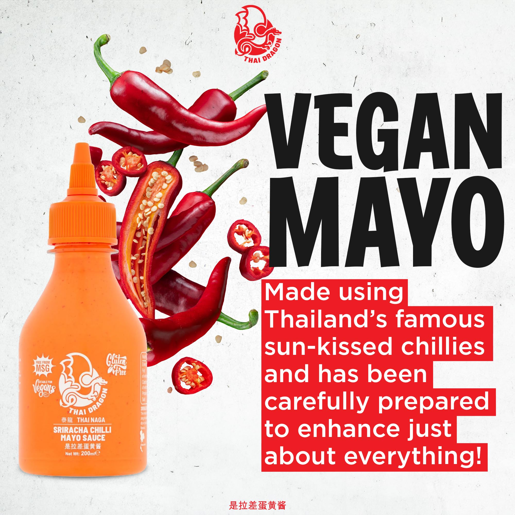 Thai Dragon - Sriracha Chilli Mayo Sauce 200ml 3