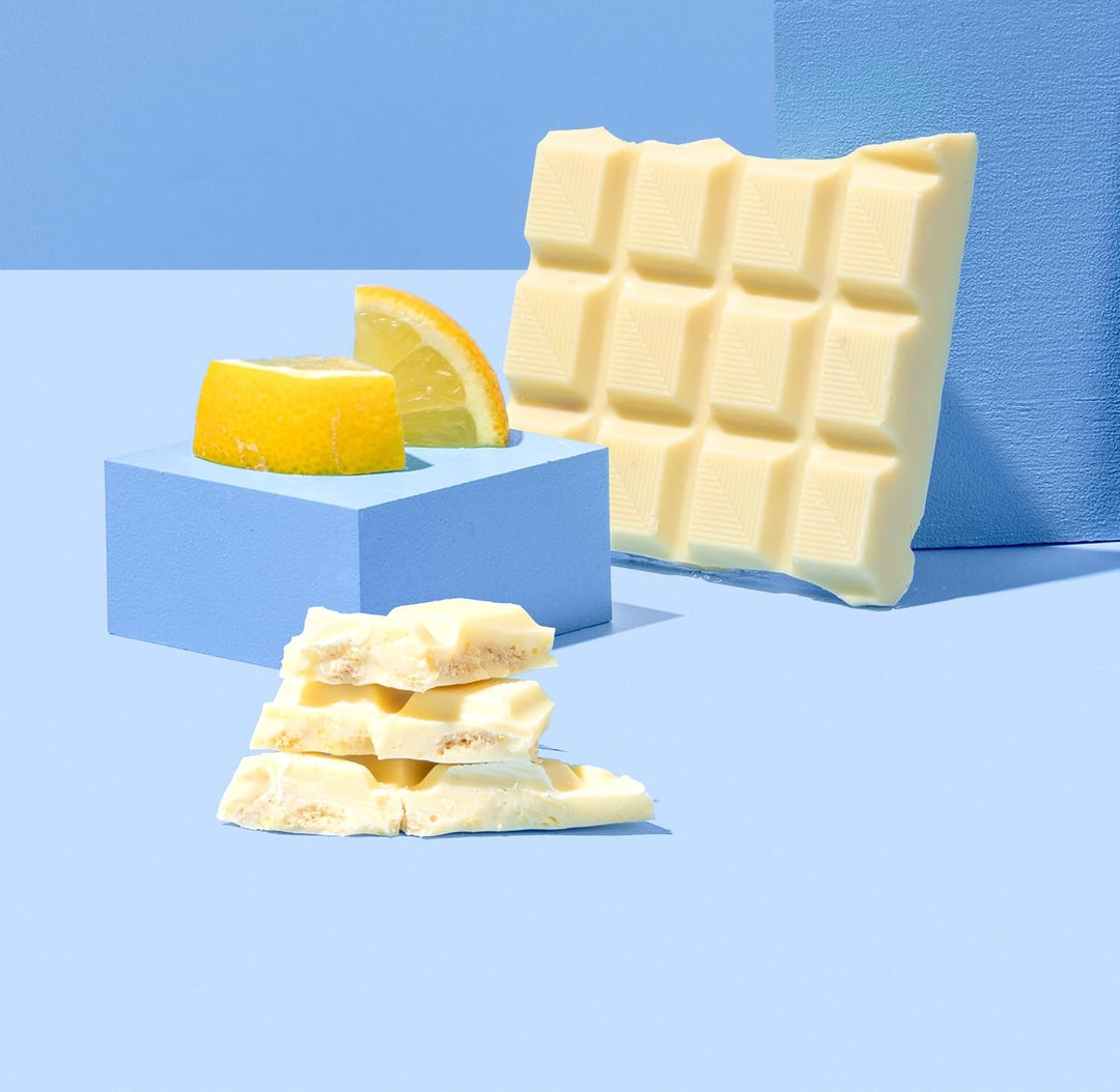 Divine - Chocolate Dessert Bar 26% White Chocolate Lemon Cheesecake with Lemon Crisp