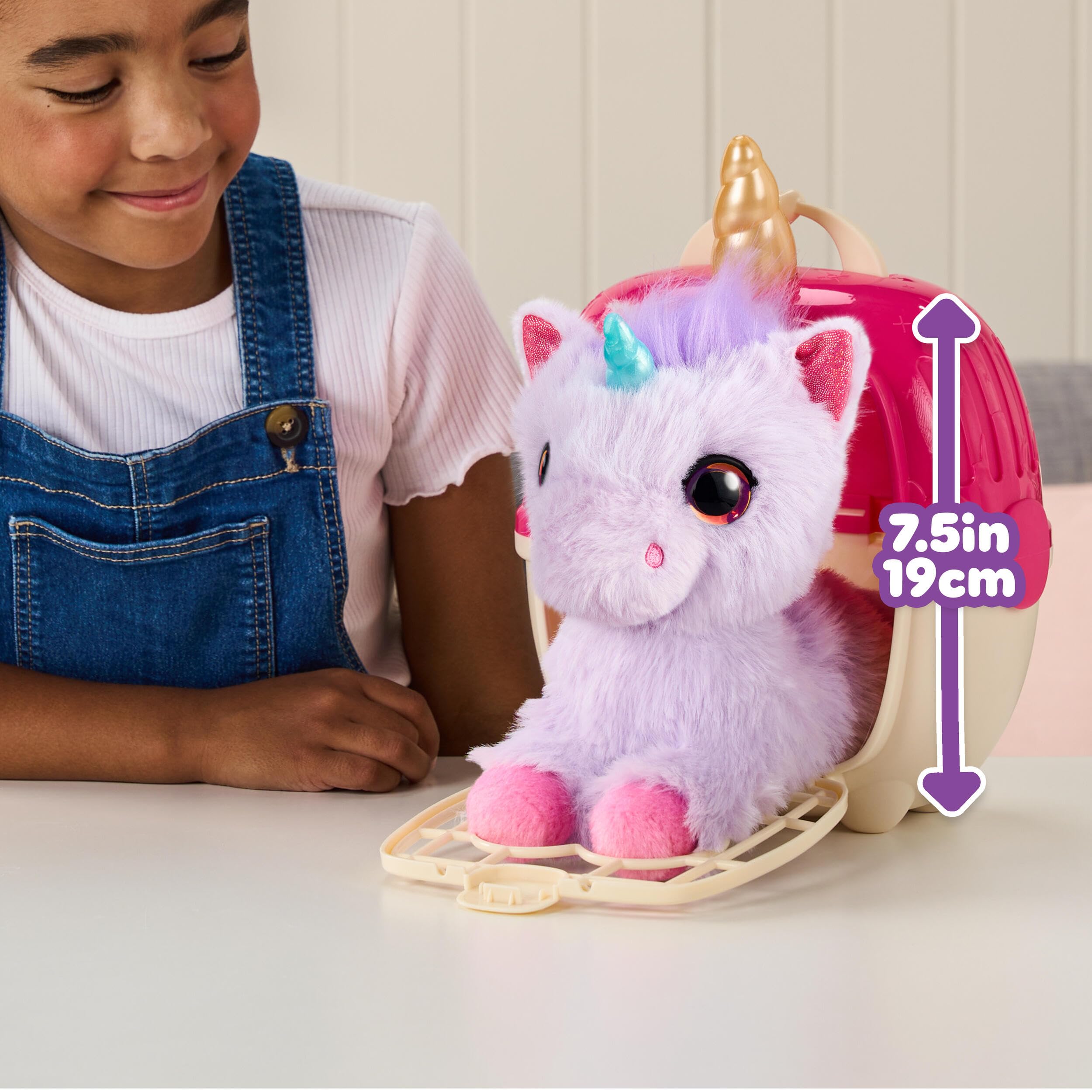 SCRUFFALUVS Unicorn Scruffs - Wash to Reveal Plush Toy | 19cm | Ages 2+ 6