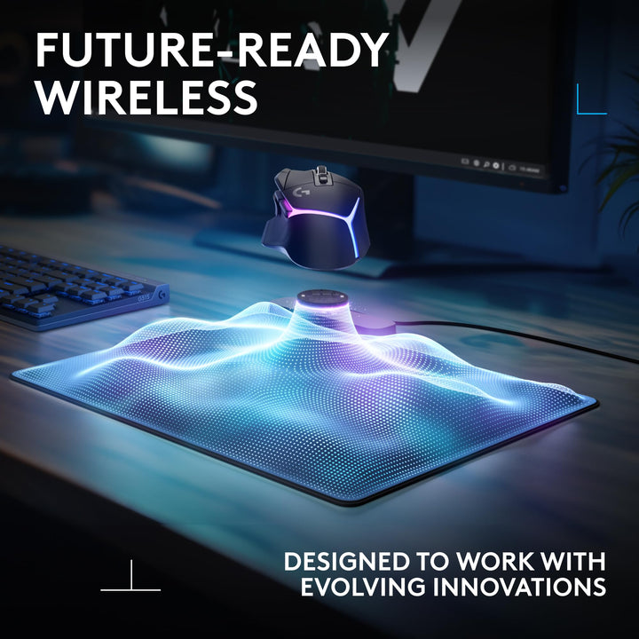 Logitech G POWERPLAY 2 Wireless Charging Mouse Pad for Compatible Gaming Mice