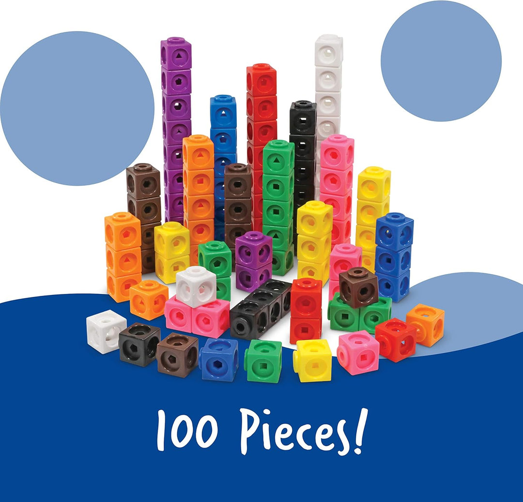 Learning Resources MathLink Cubes - Educational Building Set for Kids Ages 5+