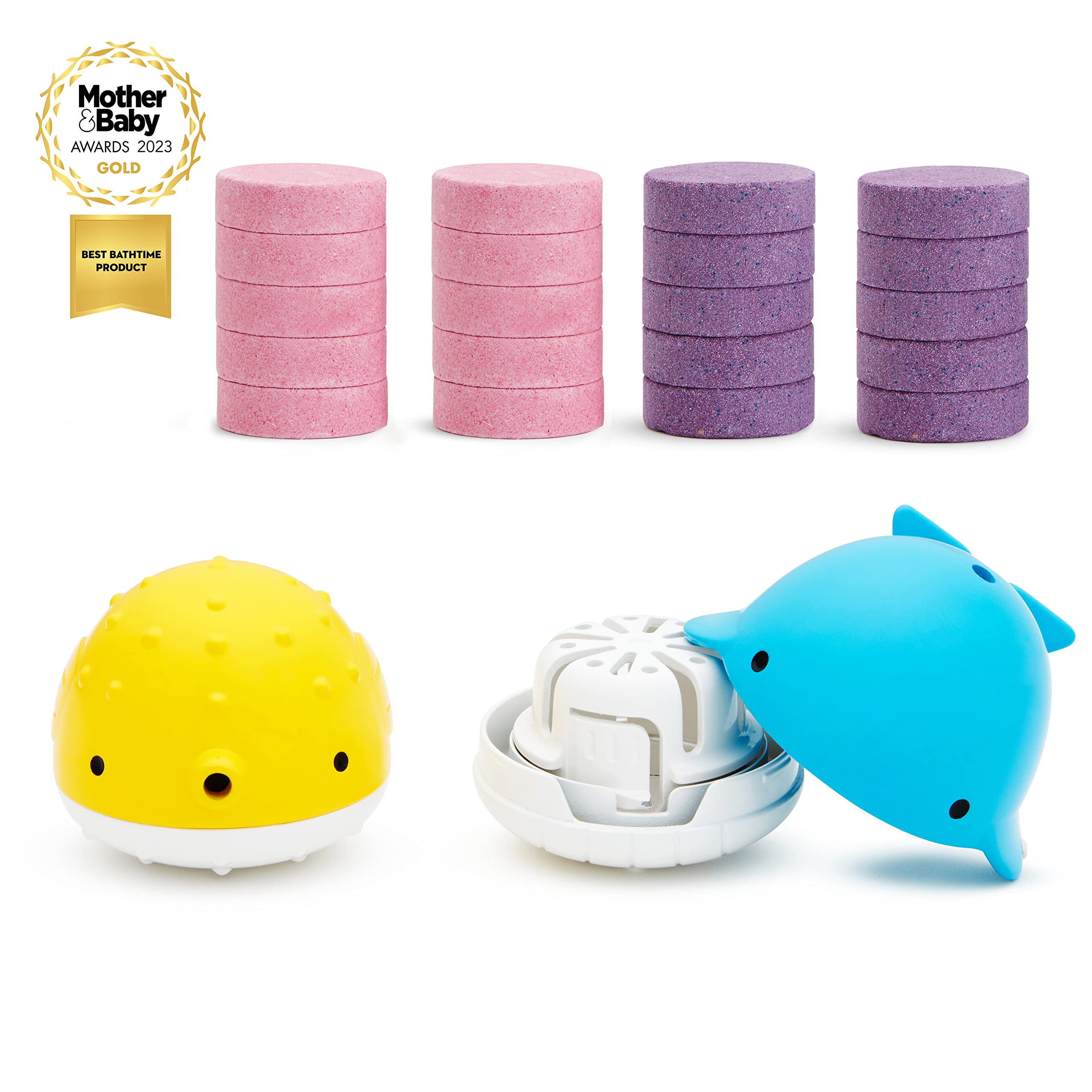 Munchkin - Colour Buddies Bath Bomb Toy Set for Toddlers 24M+ 6