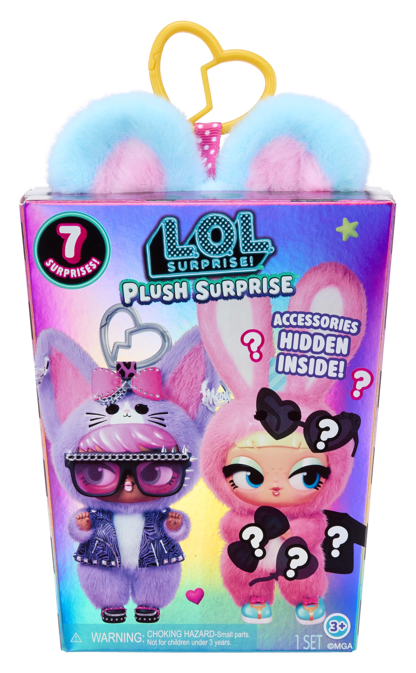 L.O.L. Surprise! Plush Surprise Character - 7 Items Included | Collectible Toy | Ages 4+ 1