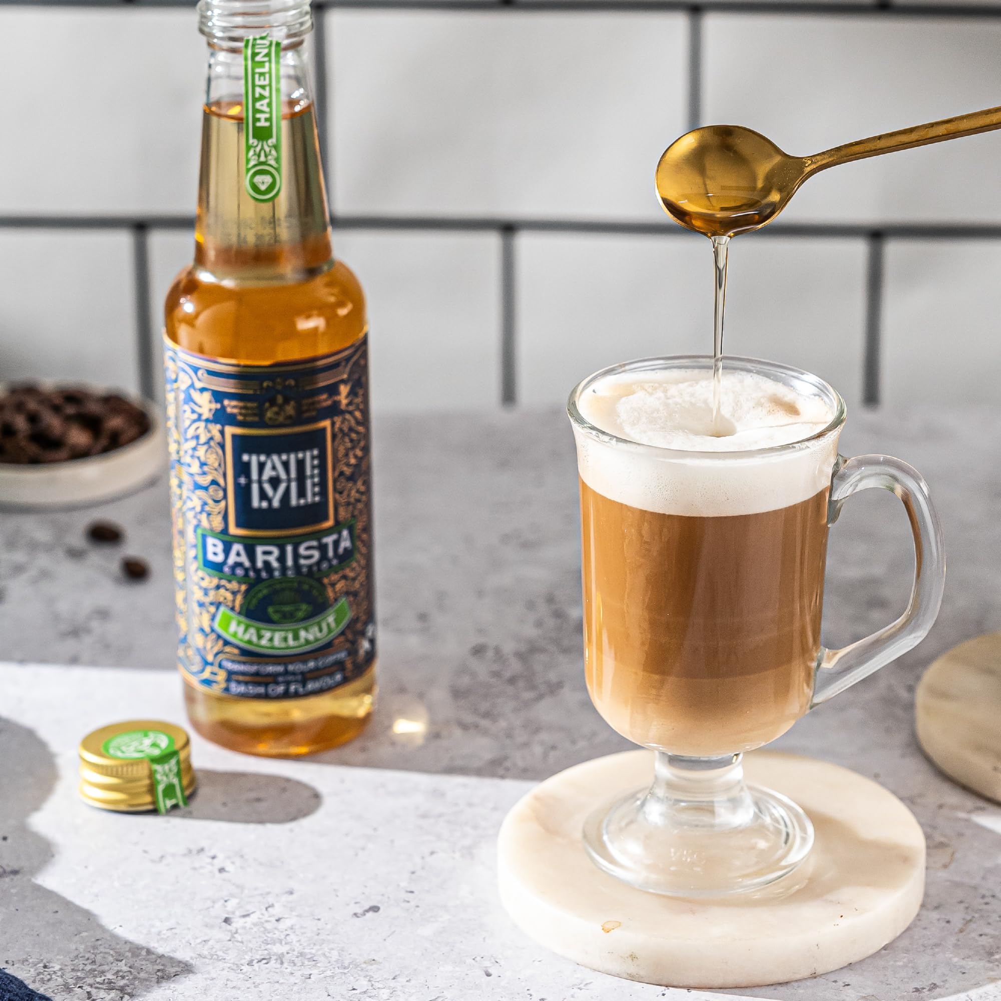 Tate & Lyle - Fairtrade Hazelnut Coffee Syrup 750ml 5