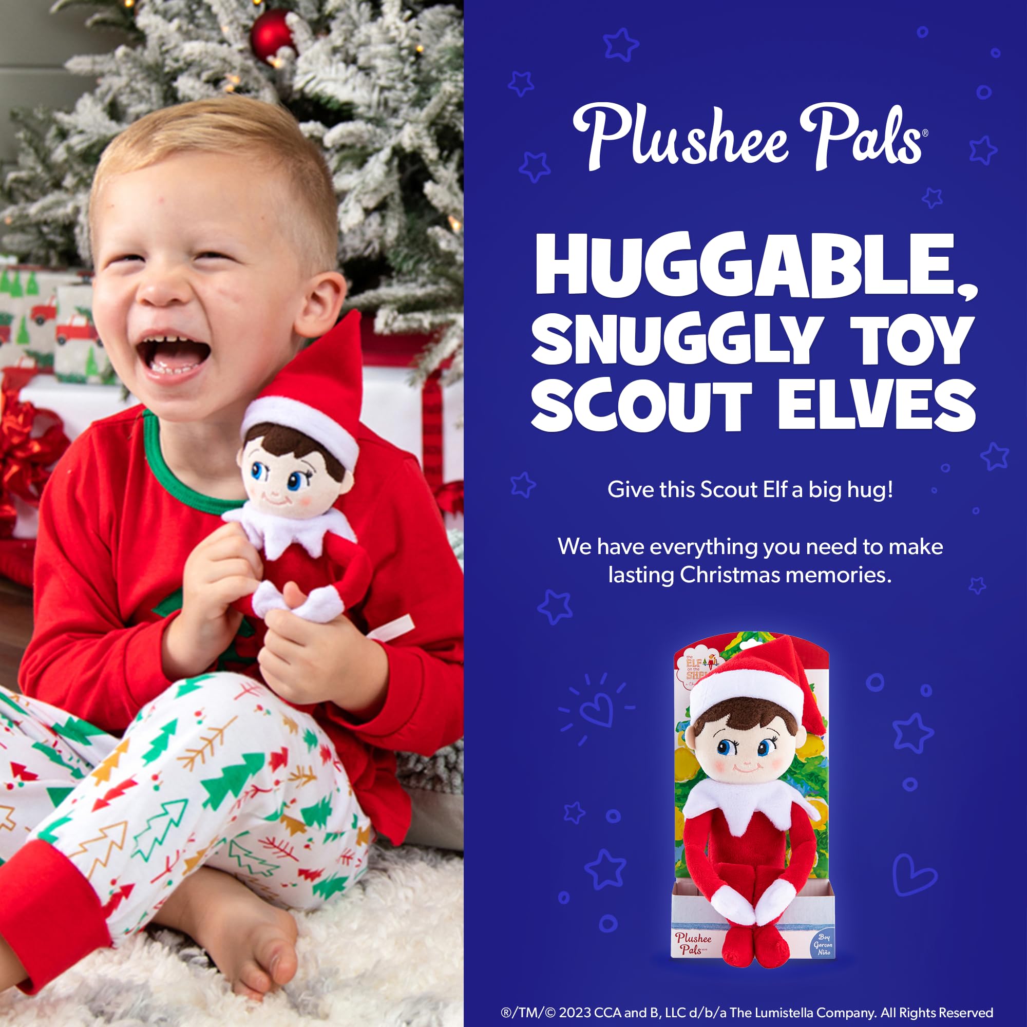The Elf on the Shelf Plushee Pals - 17" Cuddly Scout Elf Toy for Ages 0-10 6