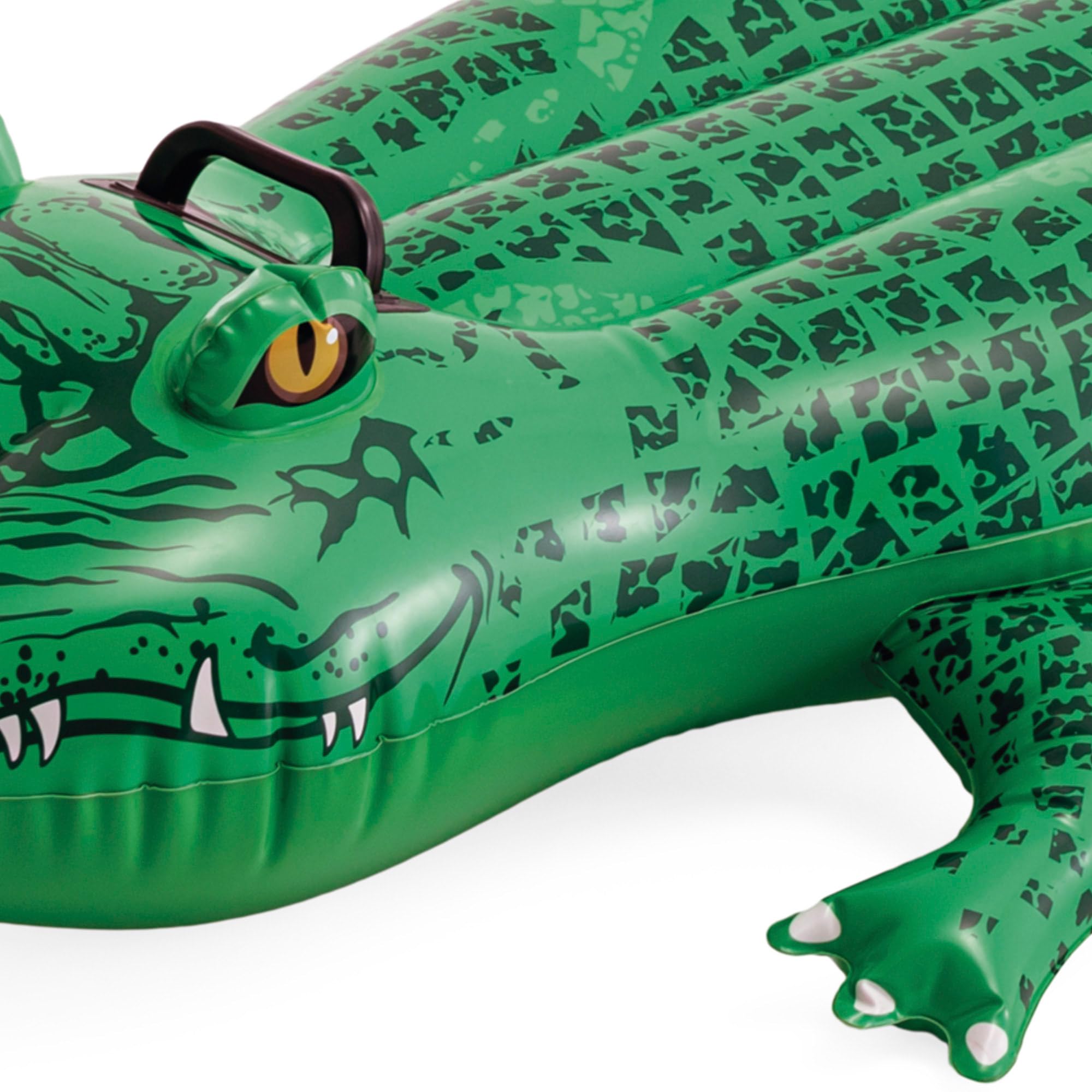Intex Inflatable Crocodile Ride-On Pool Toy | 168x86 cm | Green | Includes Repair Kit 5