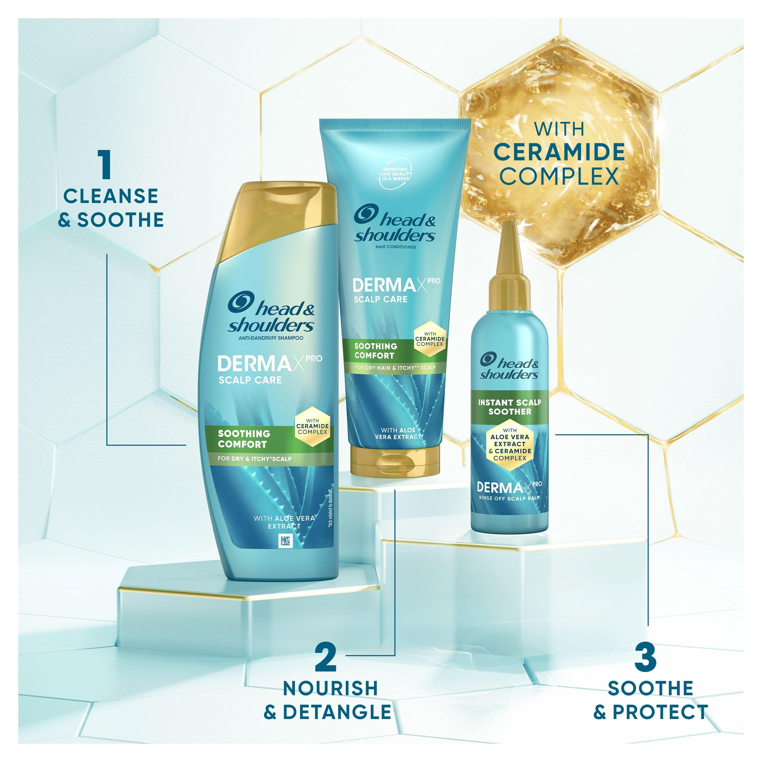 Head & Shoulders - DermaXPro Soothing Comfort Conditioner (200ml) 3